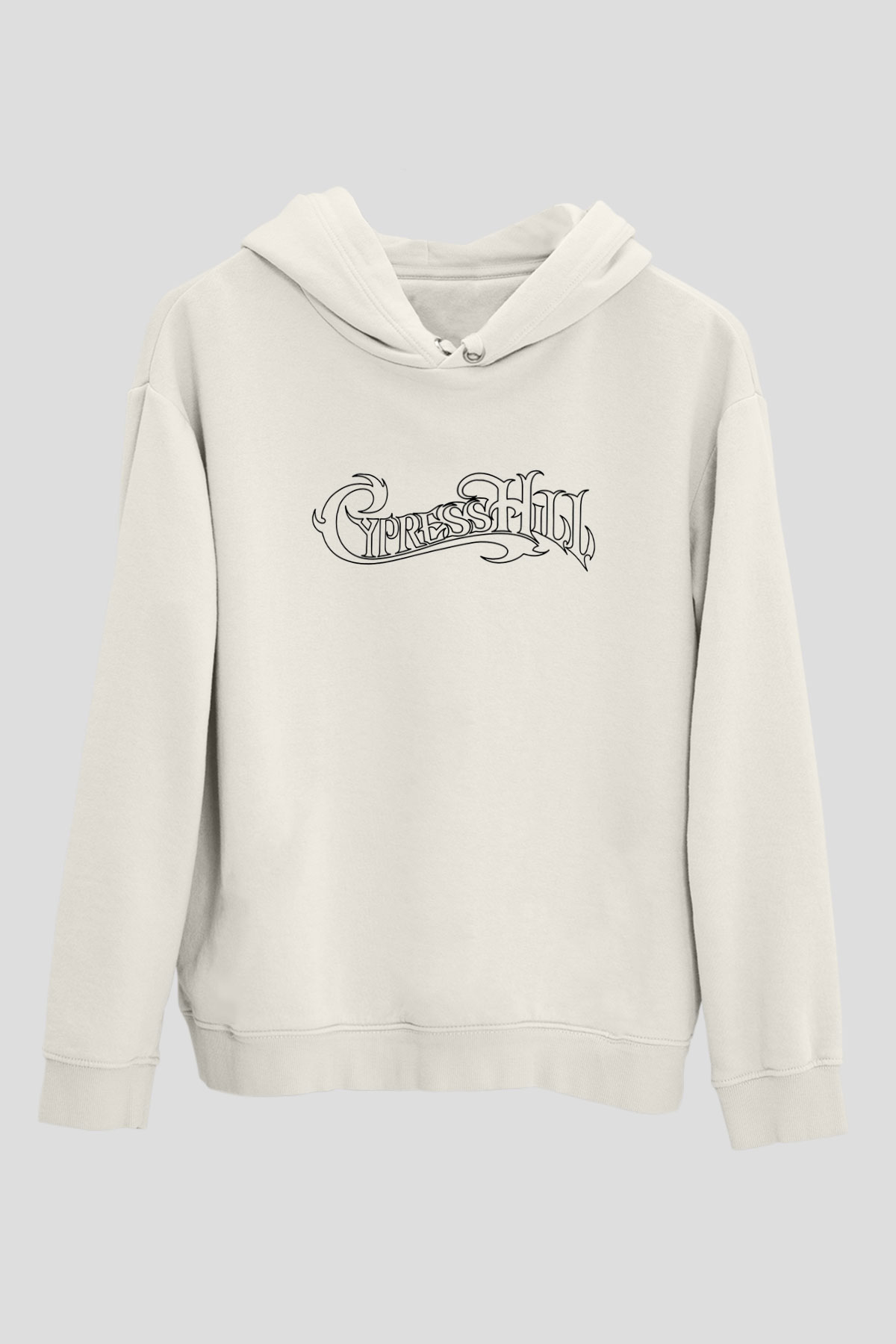 Cypress Hill Beyaz Unisex Kapşonlu Sweatshirt