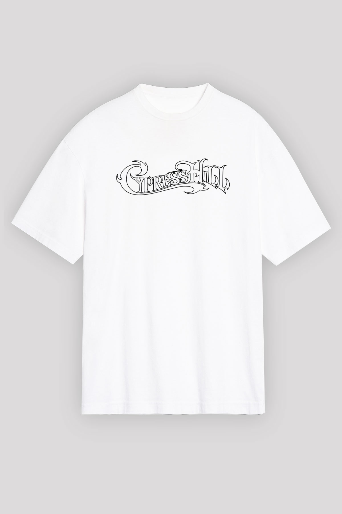 Cypress Hill Beyaz Unisex Oversize Tişört T-Shirt
