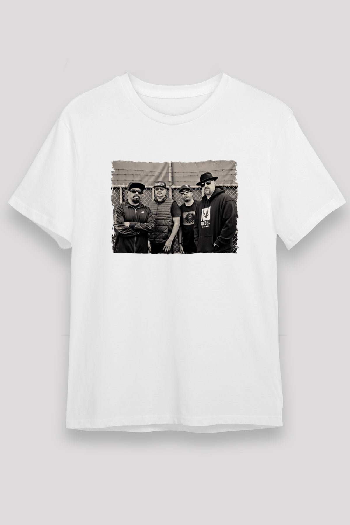 Cypress Hill Beyaz Unisex Tişört T-Shirt - TişörtFabrikası
