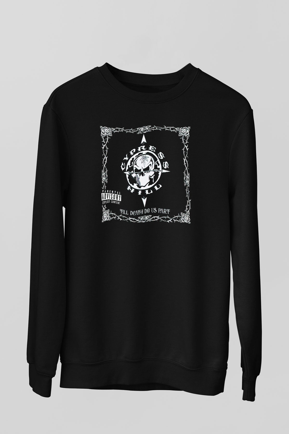 Cypress Hill Siyah Unisex Sweatshirt