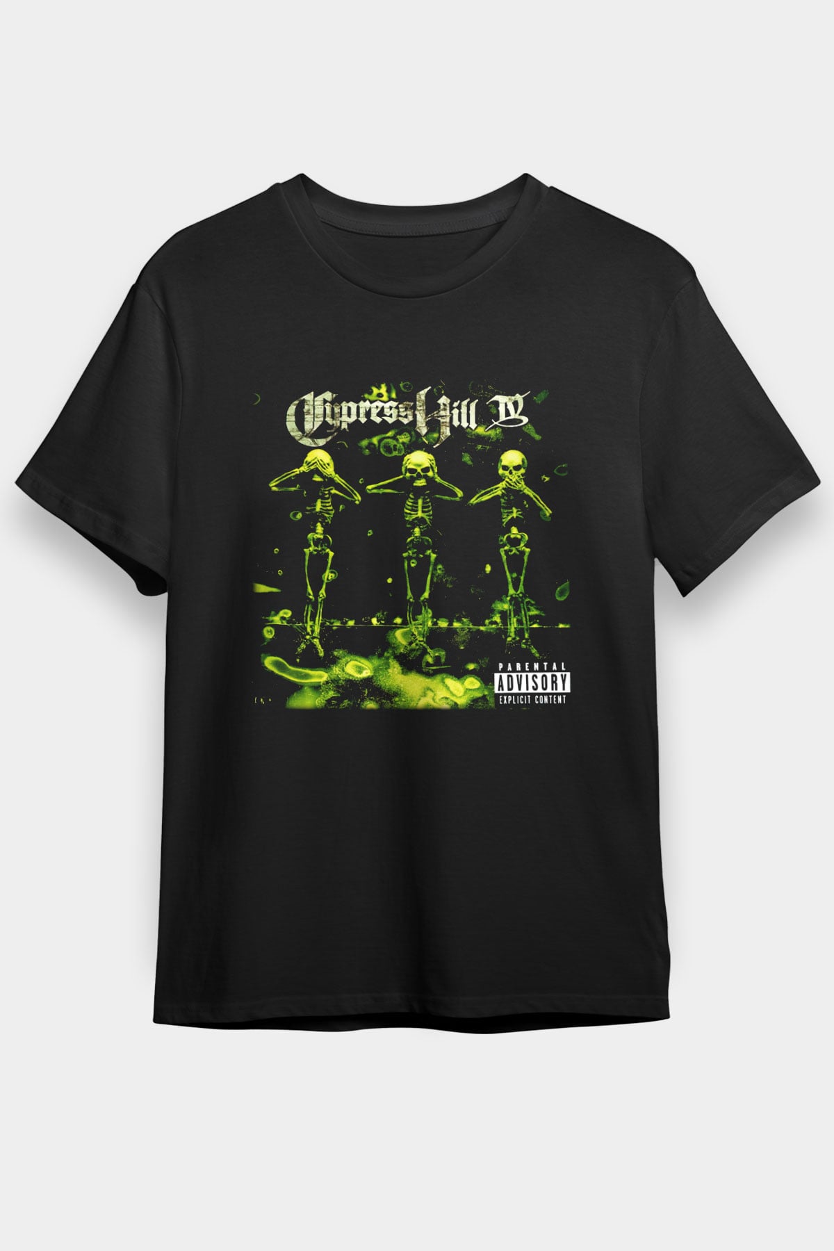 Cypress Hill Siyah Unisex Tişört T-Shirt - TişörtFabrikası