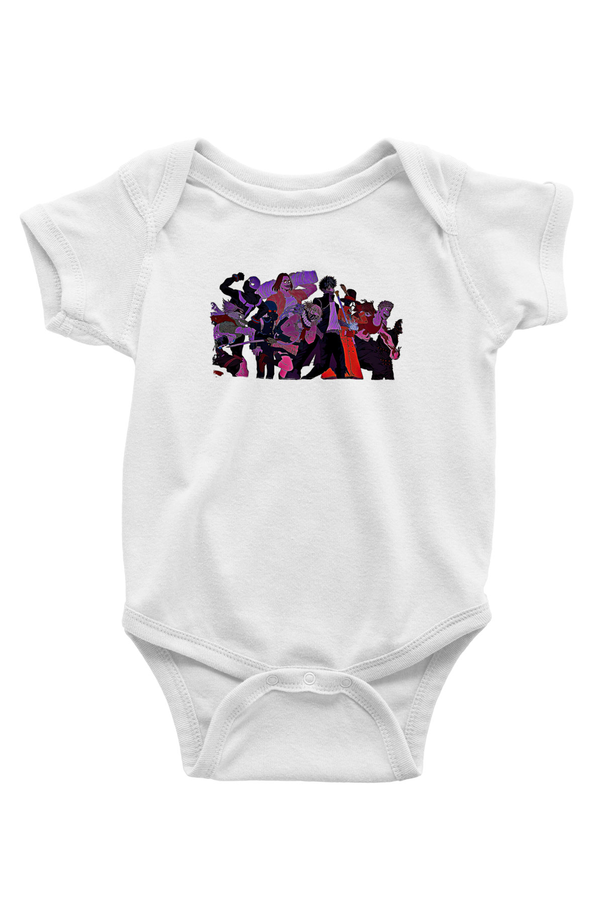 Dabi Baskılı Beyaz Unisex Bebek Body - Zıbın
