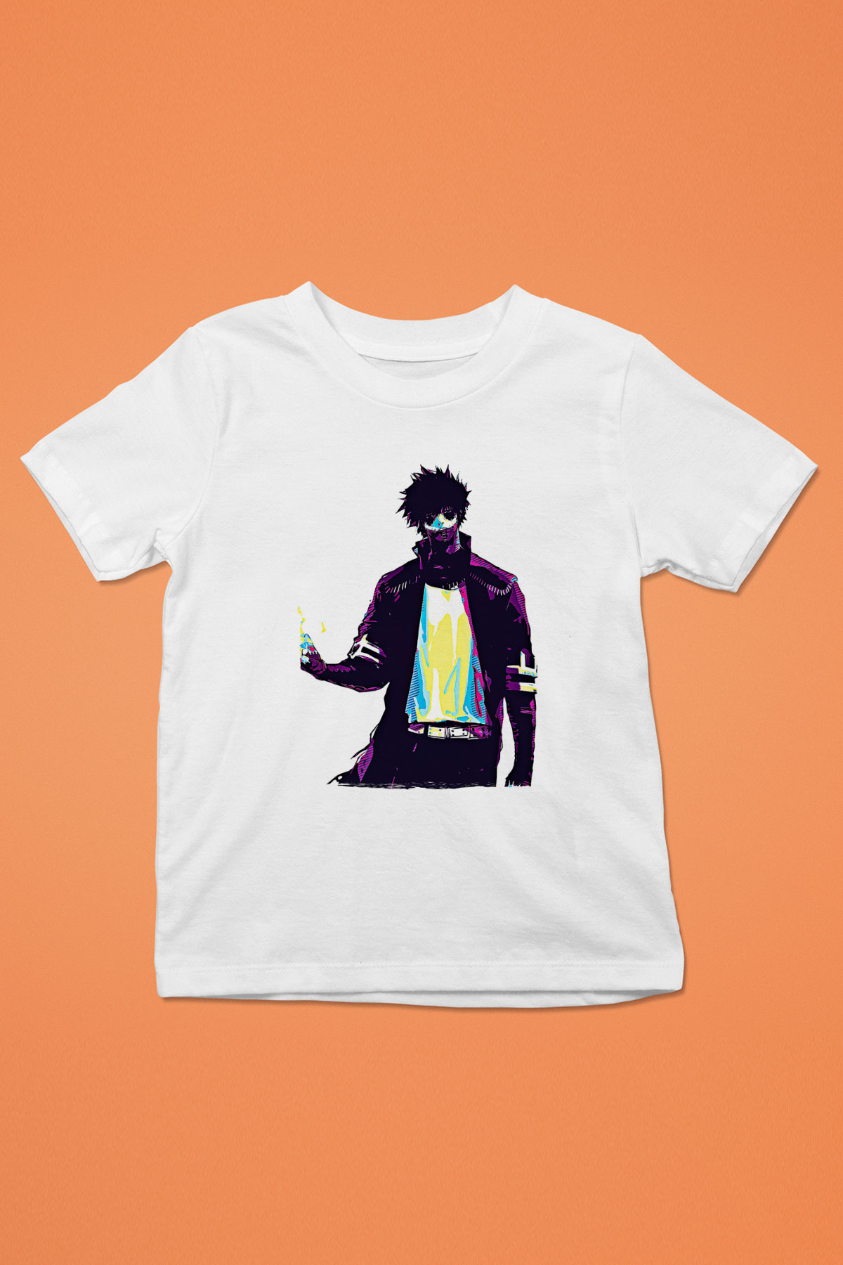 Dabi Baskılı Beyaz Unisex Beyaz Çocuk Tişört - Tshirt