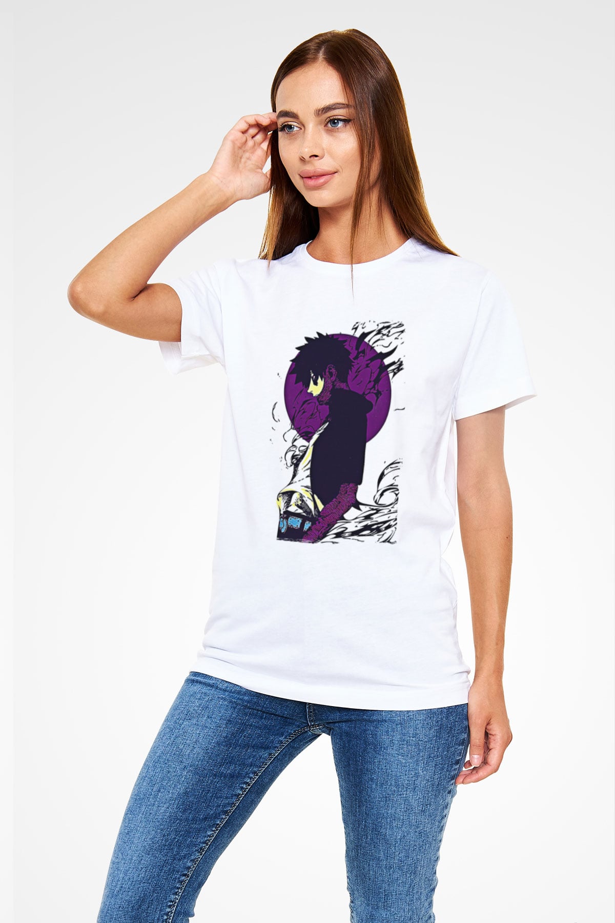 Dabi Unisex Baskılı Beyaz Tişört - Tshirt