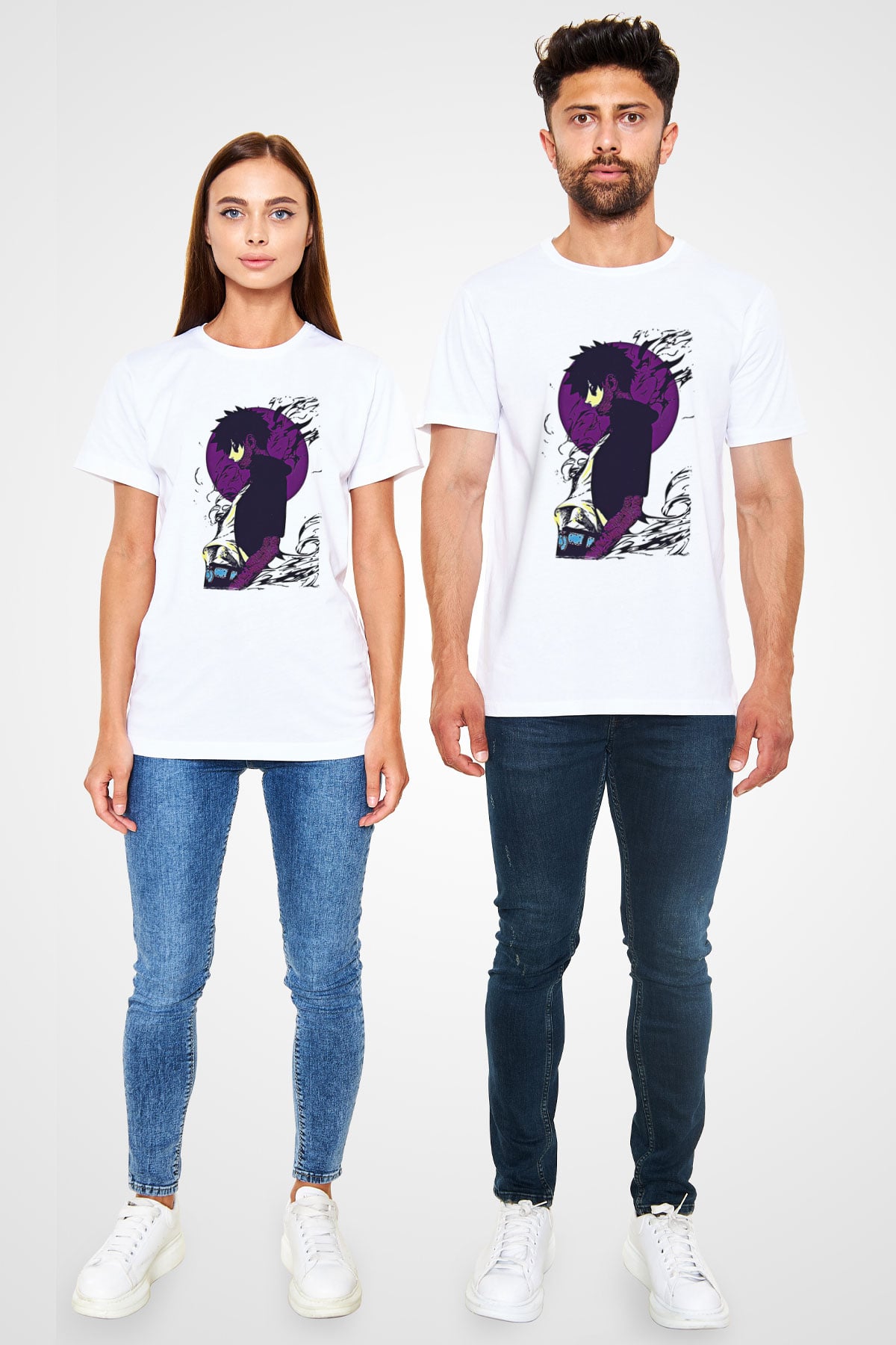 Dabi Unisex Baskılı Beyaz Tişört - Tshirt