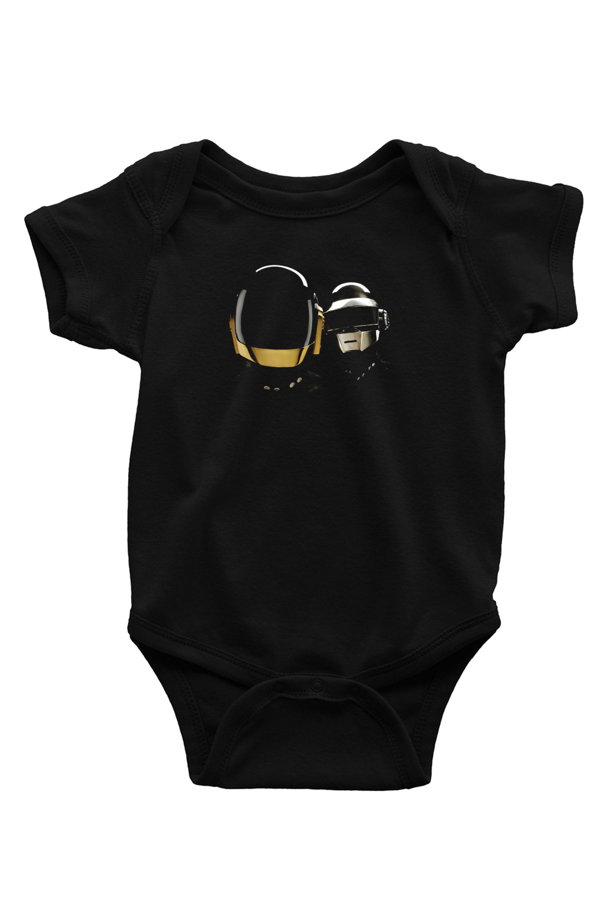 Daft Punk Siyah Bebek Body - Zıbın
