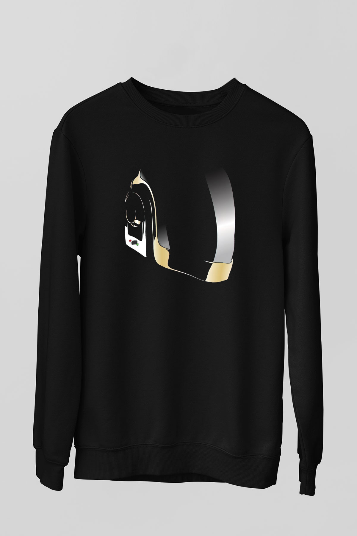 Daft Punk Siyah Unisex Sweatshirt