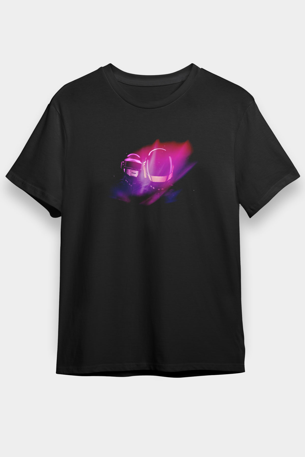 Daft Punk Siyah Unisex Tişört T-Shirt - TişörtFabrikası