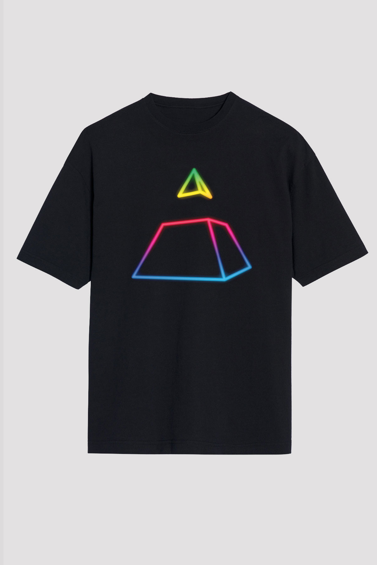 Daft Punk Siyah Oversize Tişört Oversize T-shirt - TişörtFabrikası