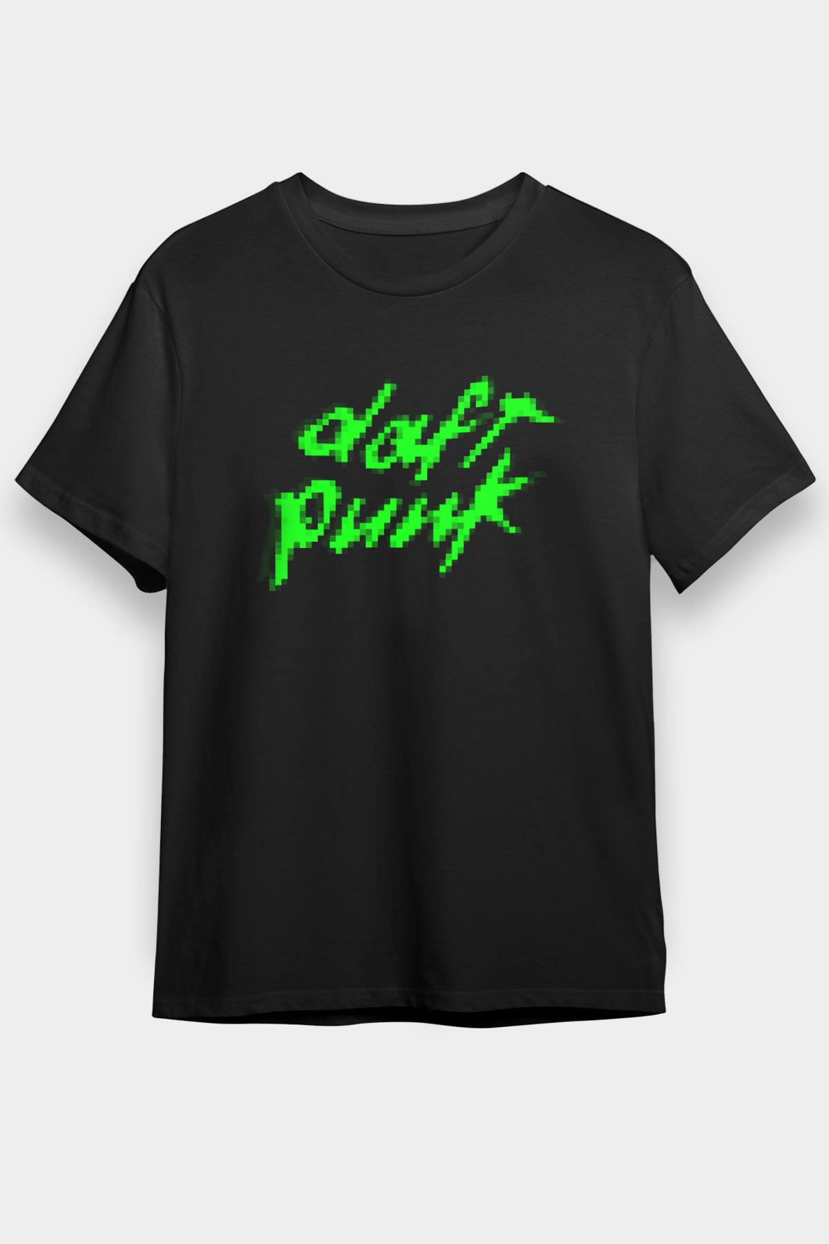 Daft Punk Siyah Unisex Tişört T-Shirt - TişörtFabrikası