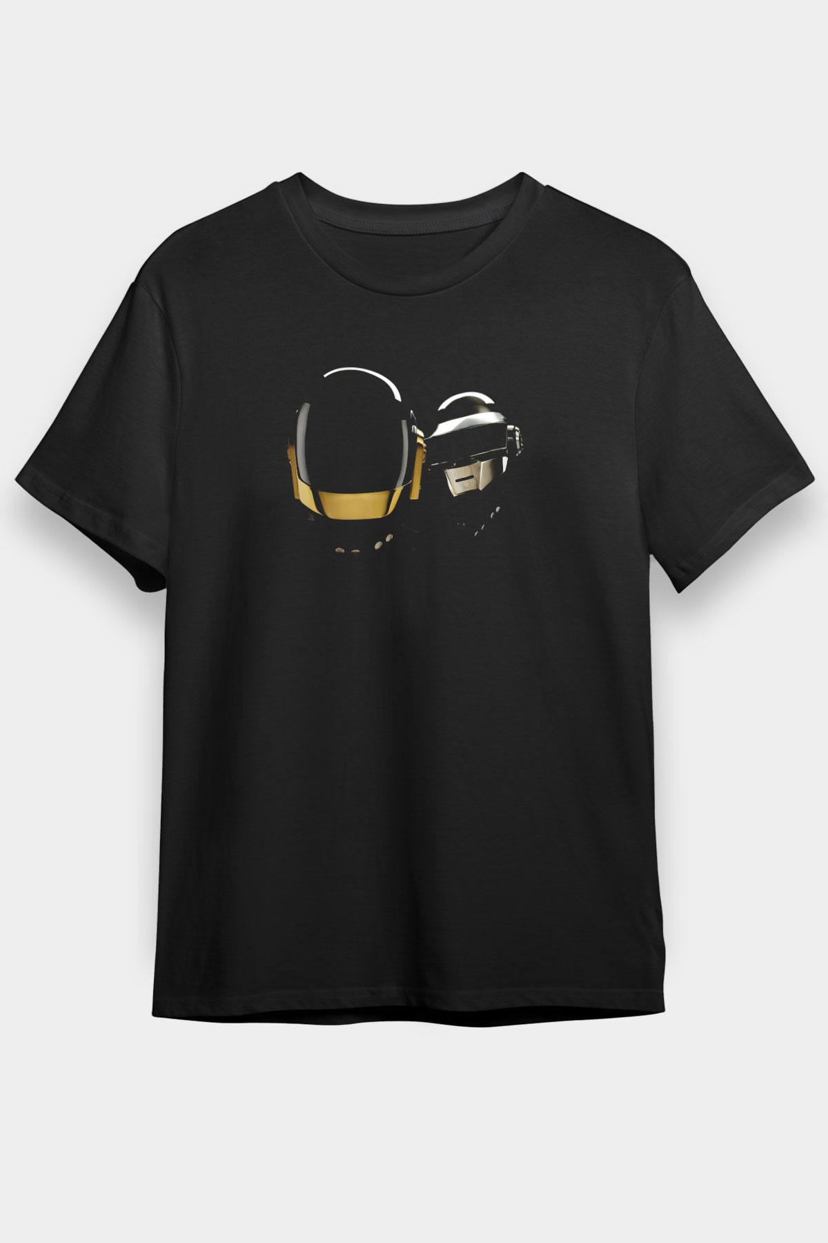 Daft Punk Siyah Unisex Tişört T-Shirt - TişörtFabrikası