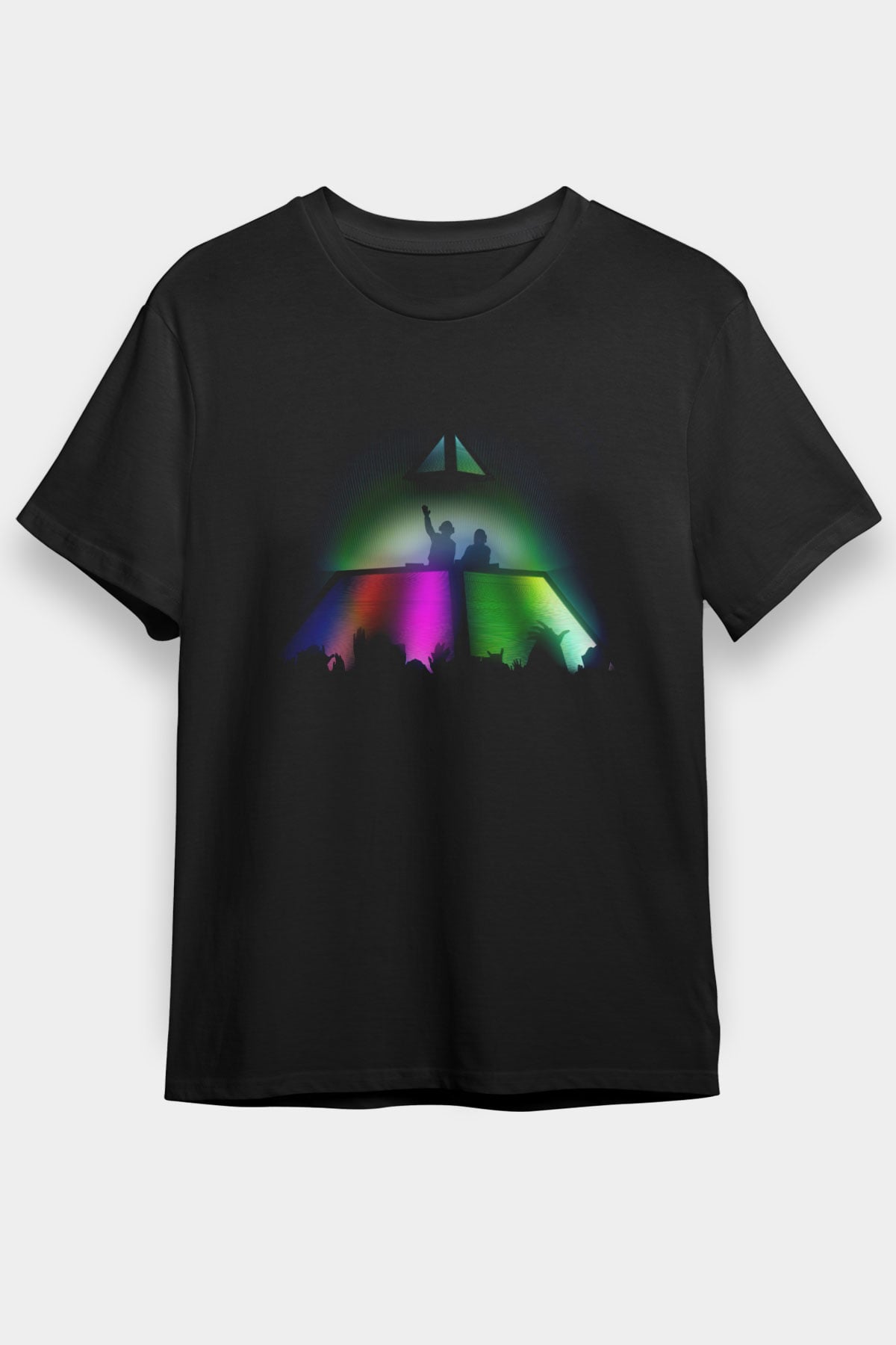 Daft Punk Siyah Unisex Tişört T-Shirt - TişörtFabrikası