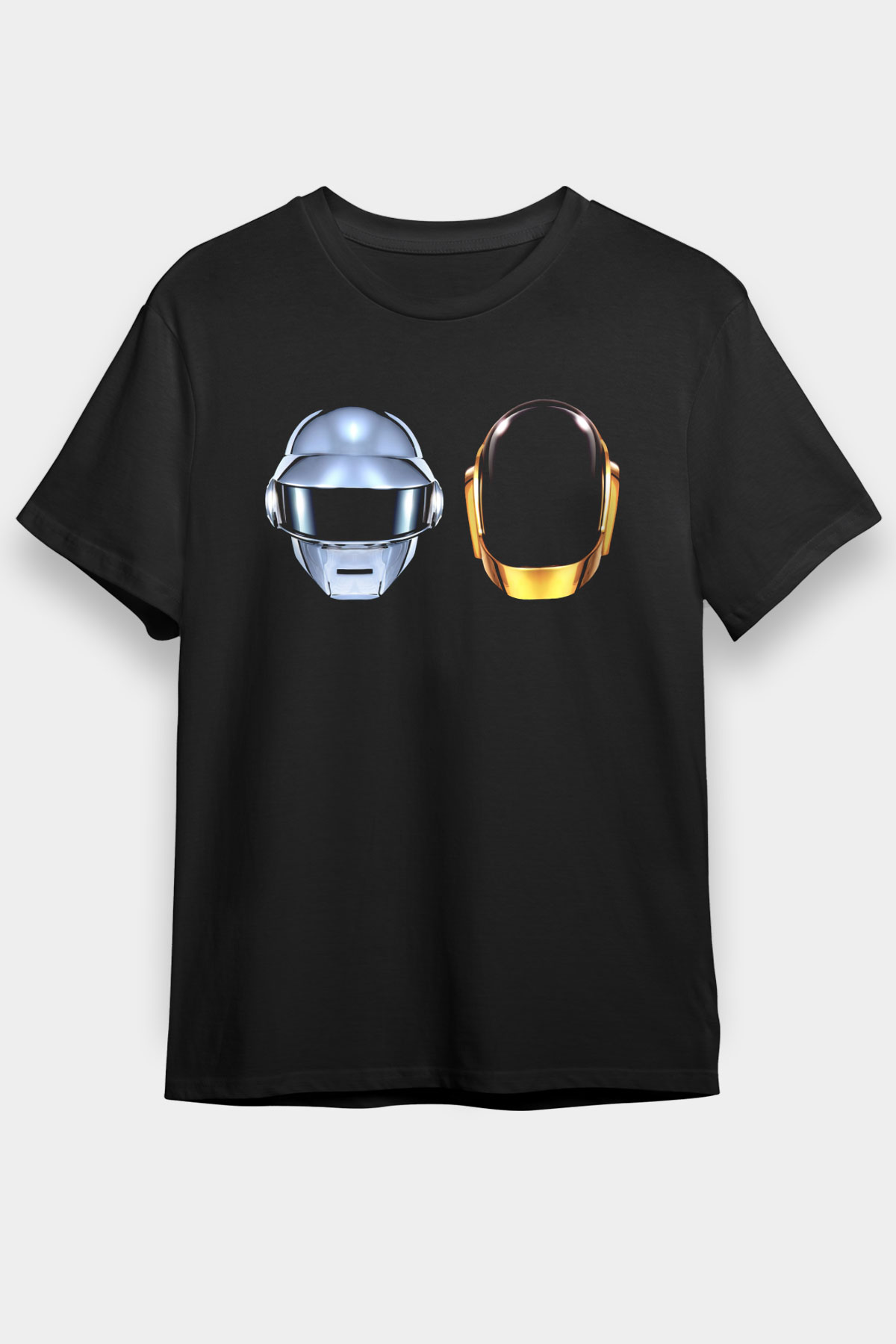 Daft Punk Siyah Unisex Tişört T-Shirt - TişörtFabrikası