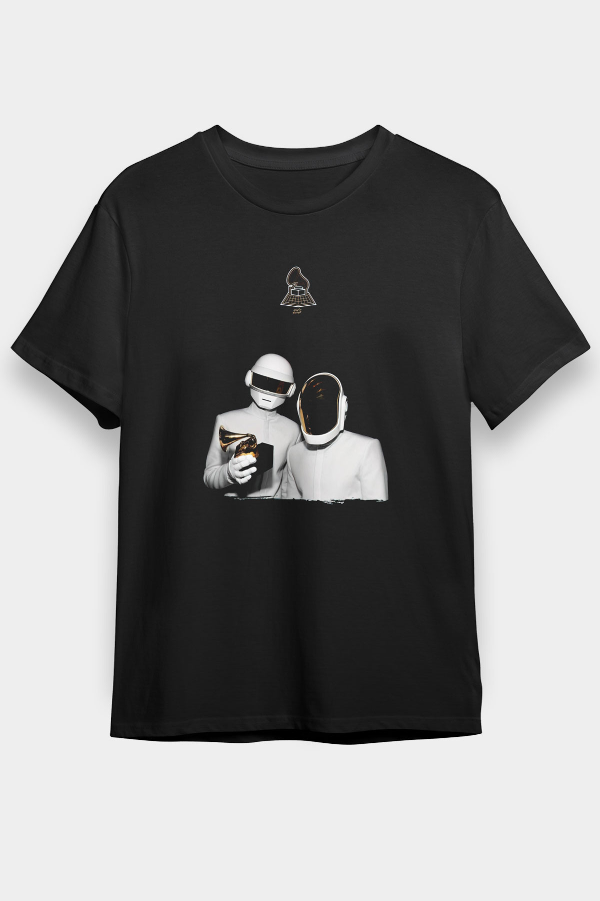 Daft Punk Siyah Unisex Tişört T-Shirt - TişörtFabrikası