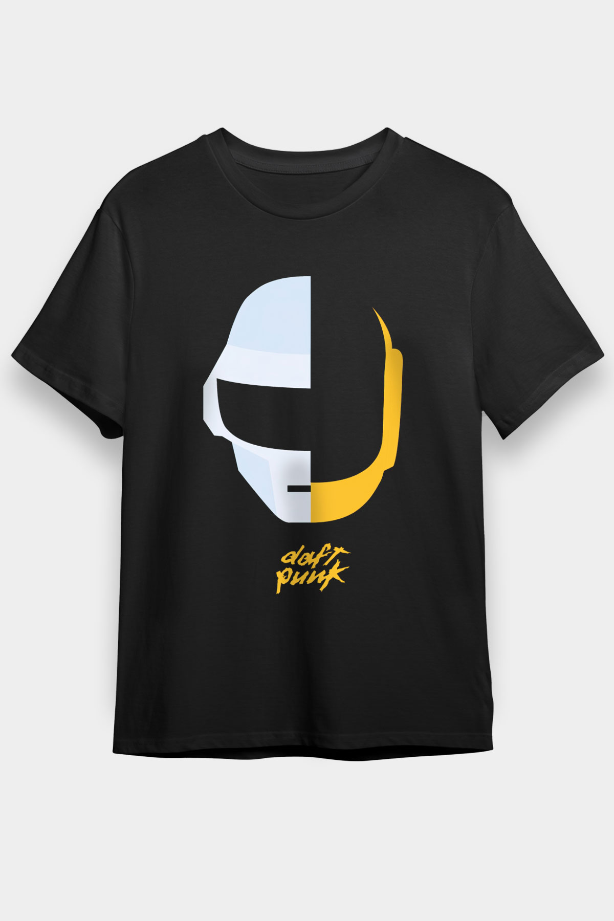Daft Punk Siyah Unisex Tişört T-Shirt - TişörtFabrikası
