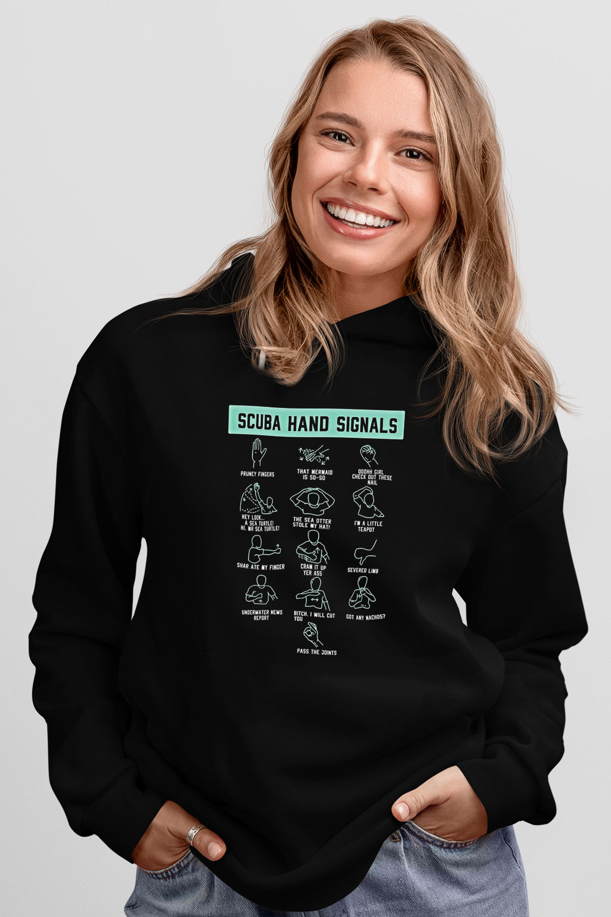 Dağcılık - Mountaineering Baskılı Unisex Siyah Hoodie