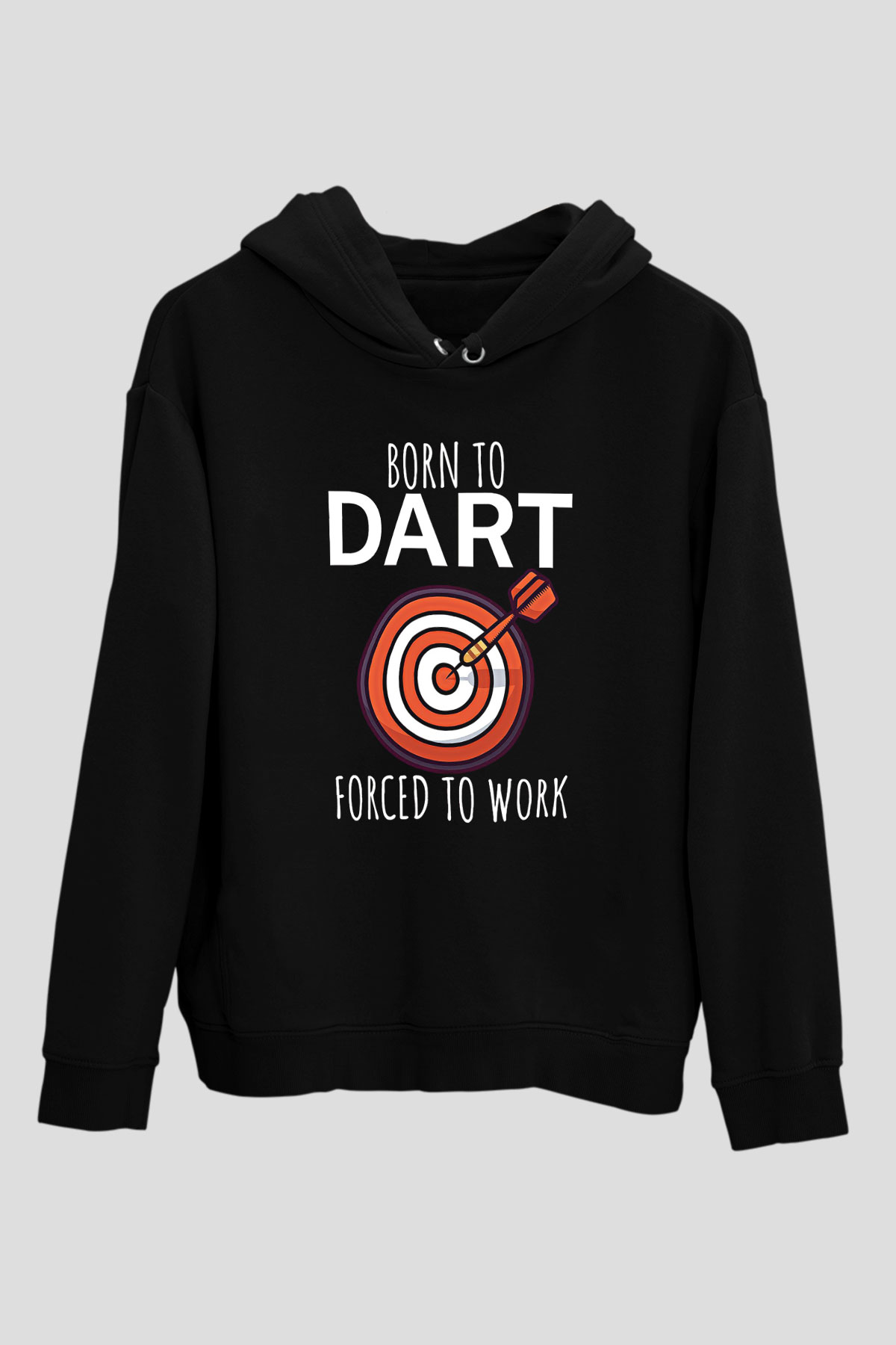 Dalgıçlık - Mountaineering Baskılı Unisex Siyah Hoodie