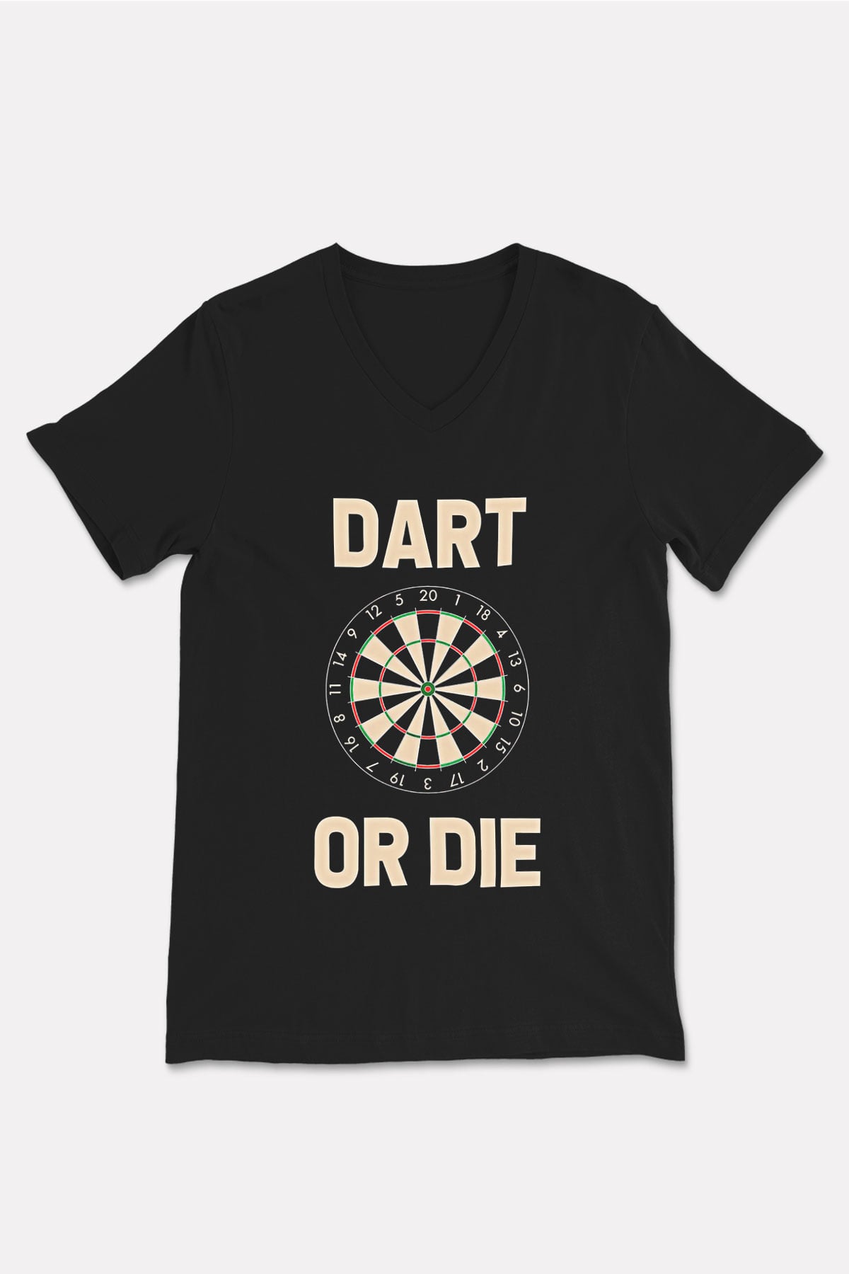 Dalgıçlık - Mountaineering Baskılı Unisex Siyah V Yaka Tişört