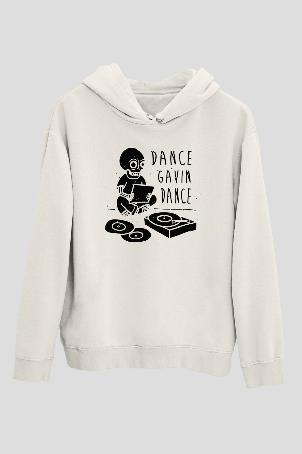 Dance Gavin Dance Beyaz Unisex Kapüşonlu Sweatshirt