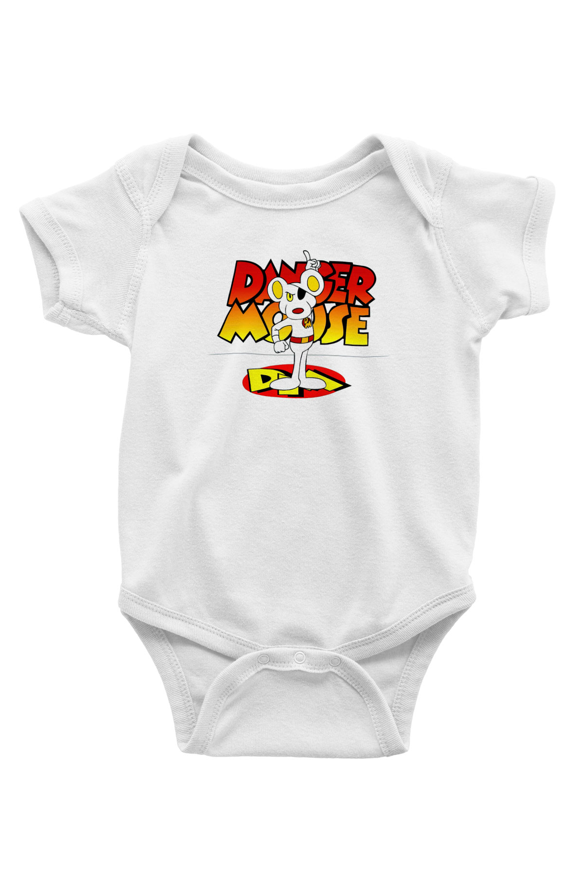 Danger Mouse Beyaz Bebek Body - Zıbın