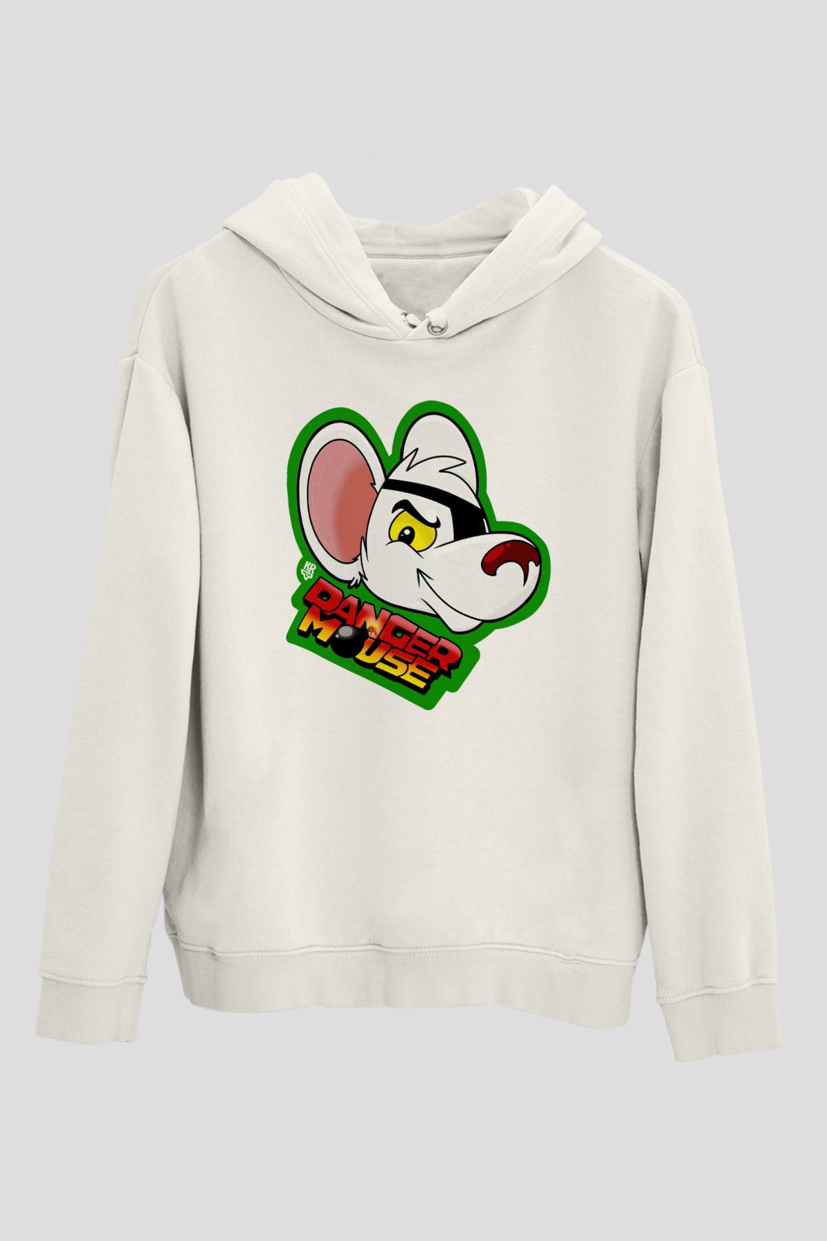 Danger Mouse Beyaz Unisex Hoodie