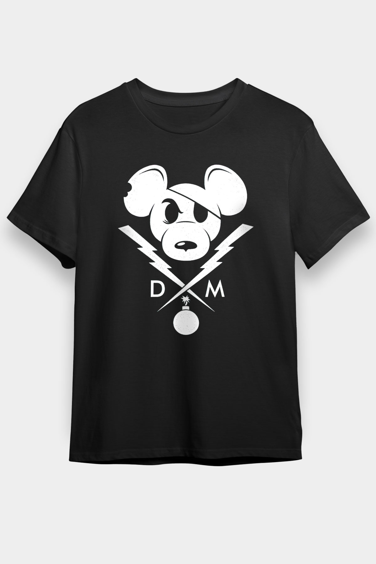 Danger Mouse Siyah Unisex Tişört