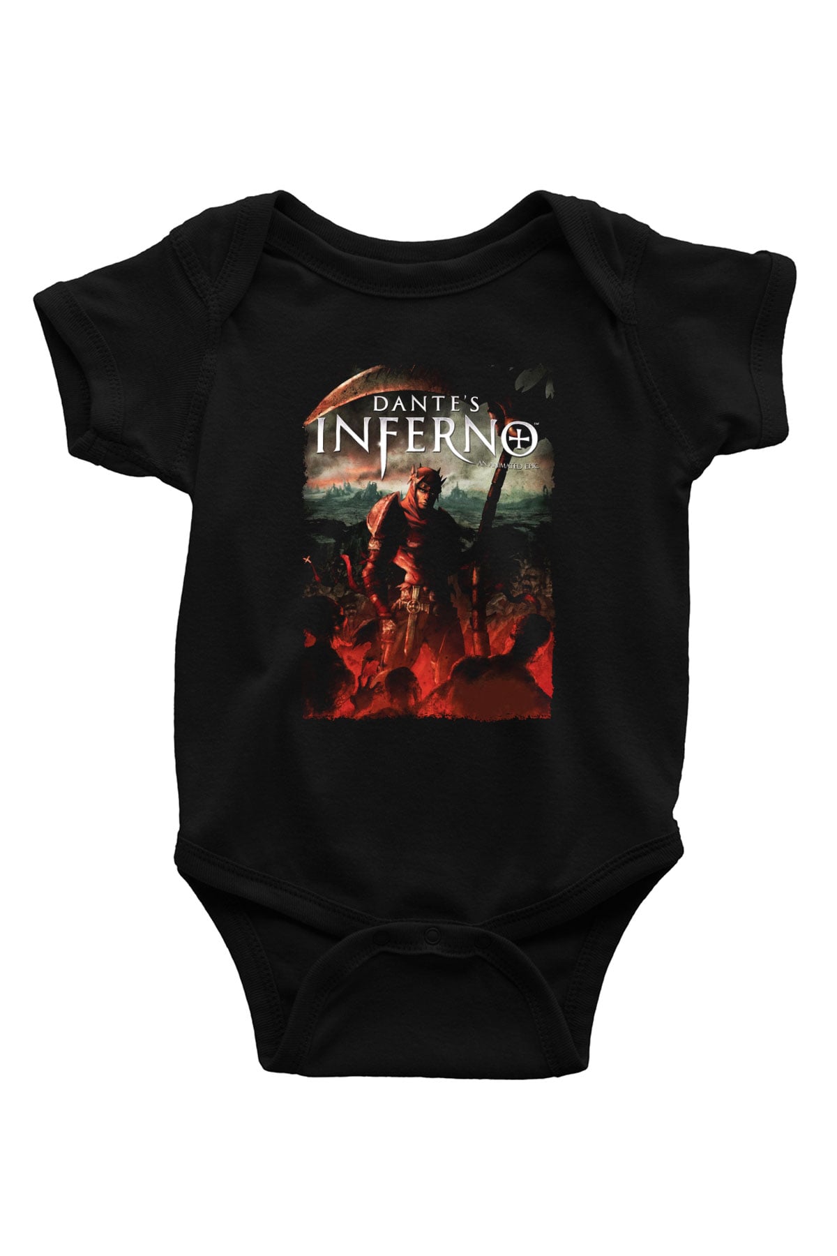Dantes Inferno Siyah Bebek Body - Zıbın