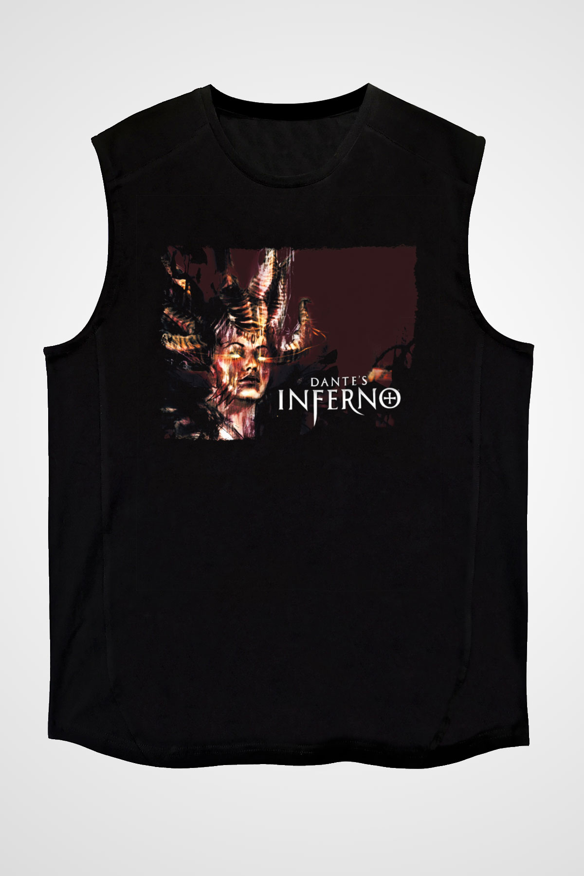 Dantes Inferno Siyah Unisex Kolsuz Tişört