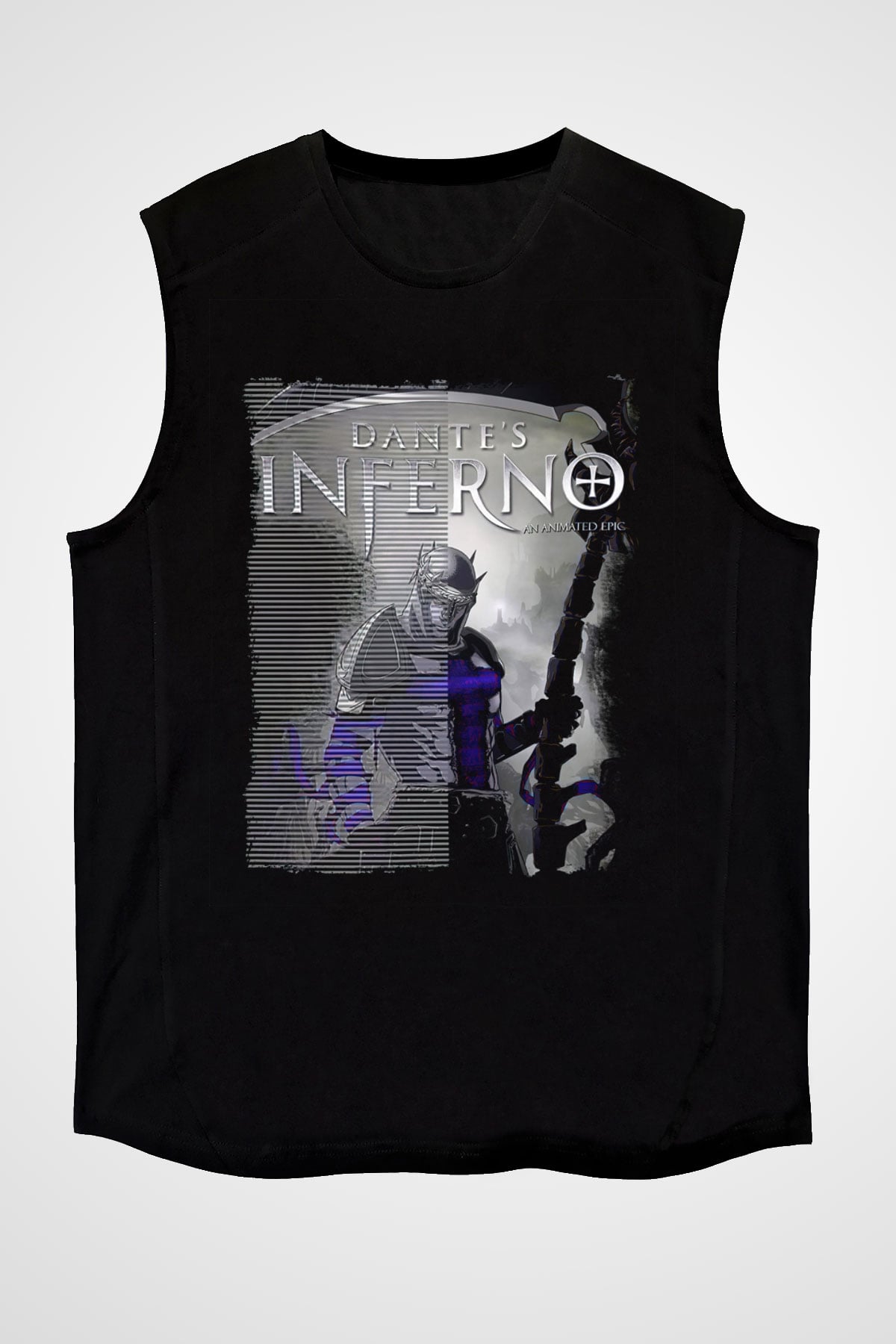 Dantes Inferno Siyah Unisex Kolsuz Tişört