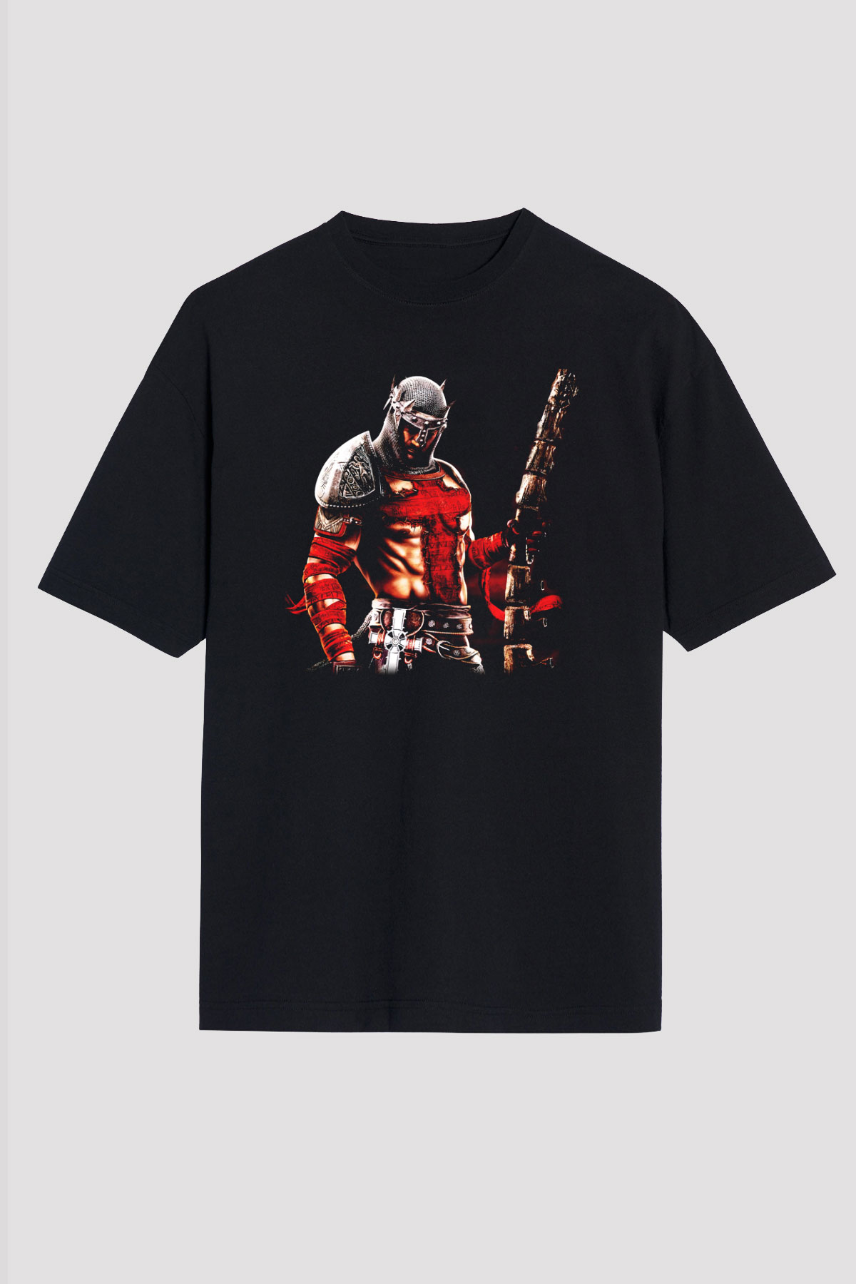 Dantes Inferno Siyah Unisex Oversize Tişört T-Shirt