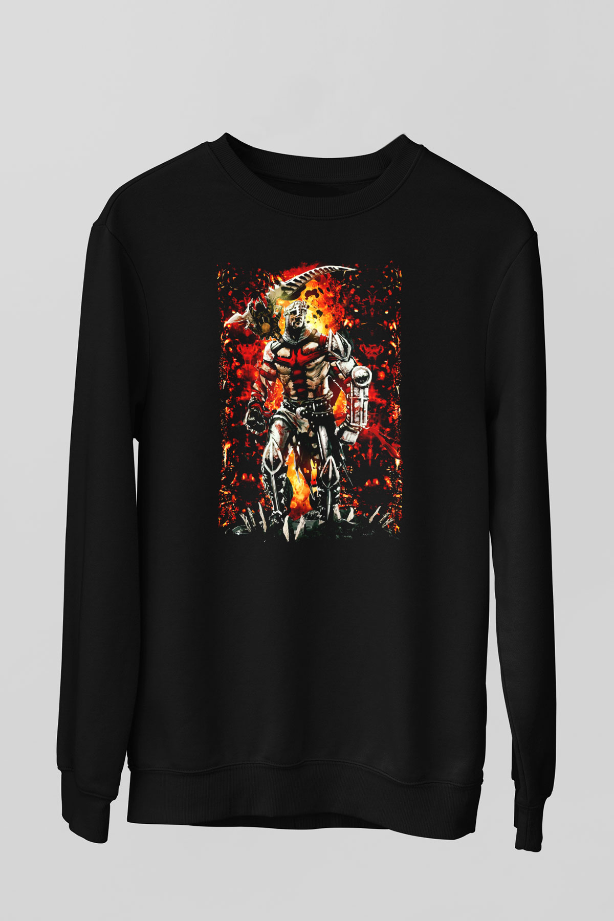 Dantes Inferno Siyah Unisex Sweatshirt