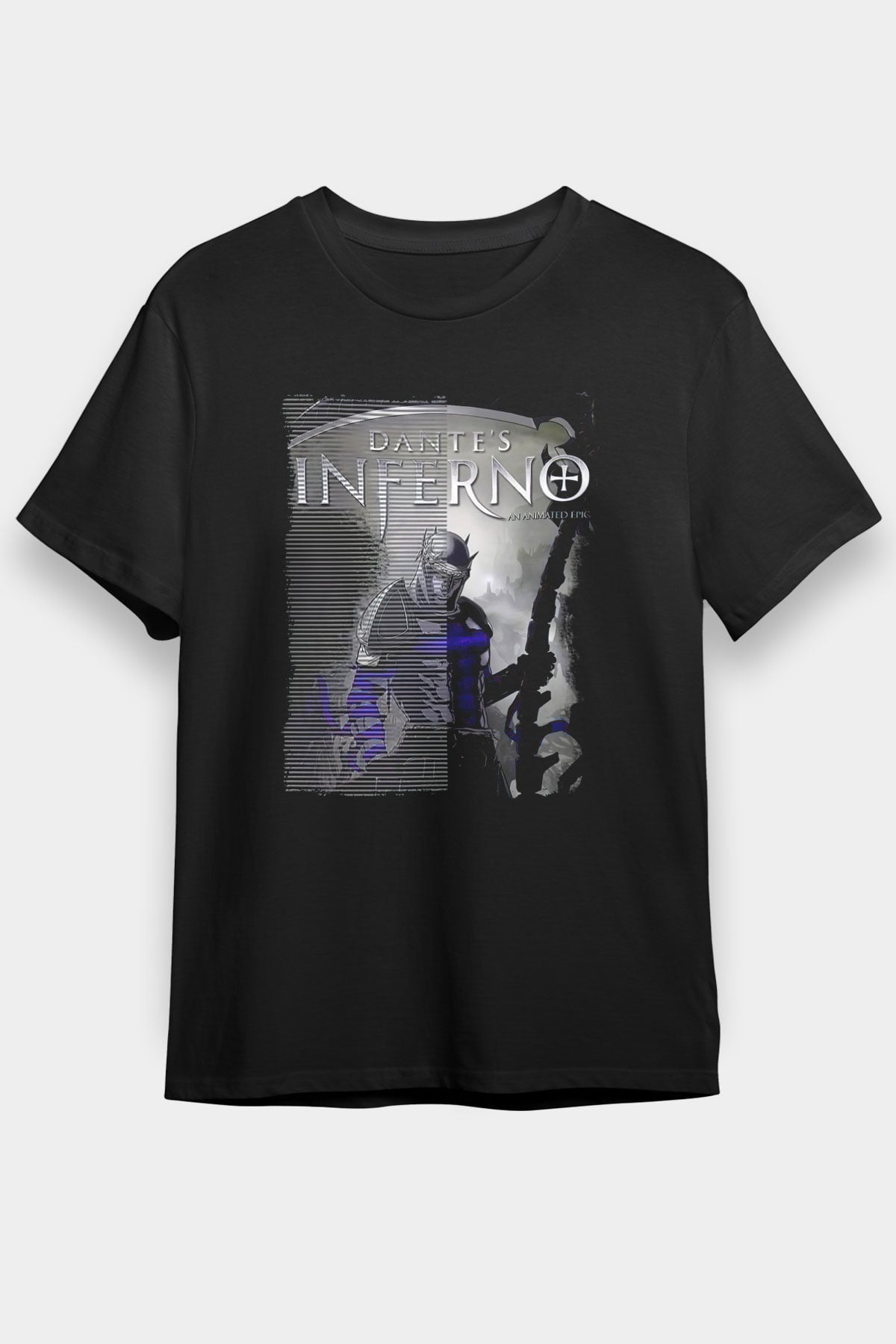 Dantes Inferno Siyah Unisex Tişört T-Shirt