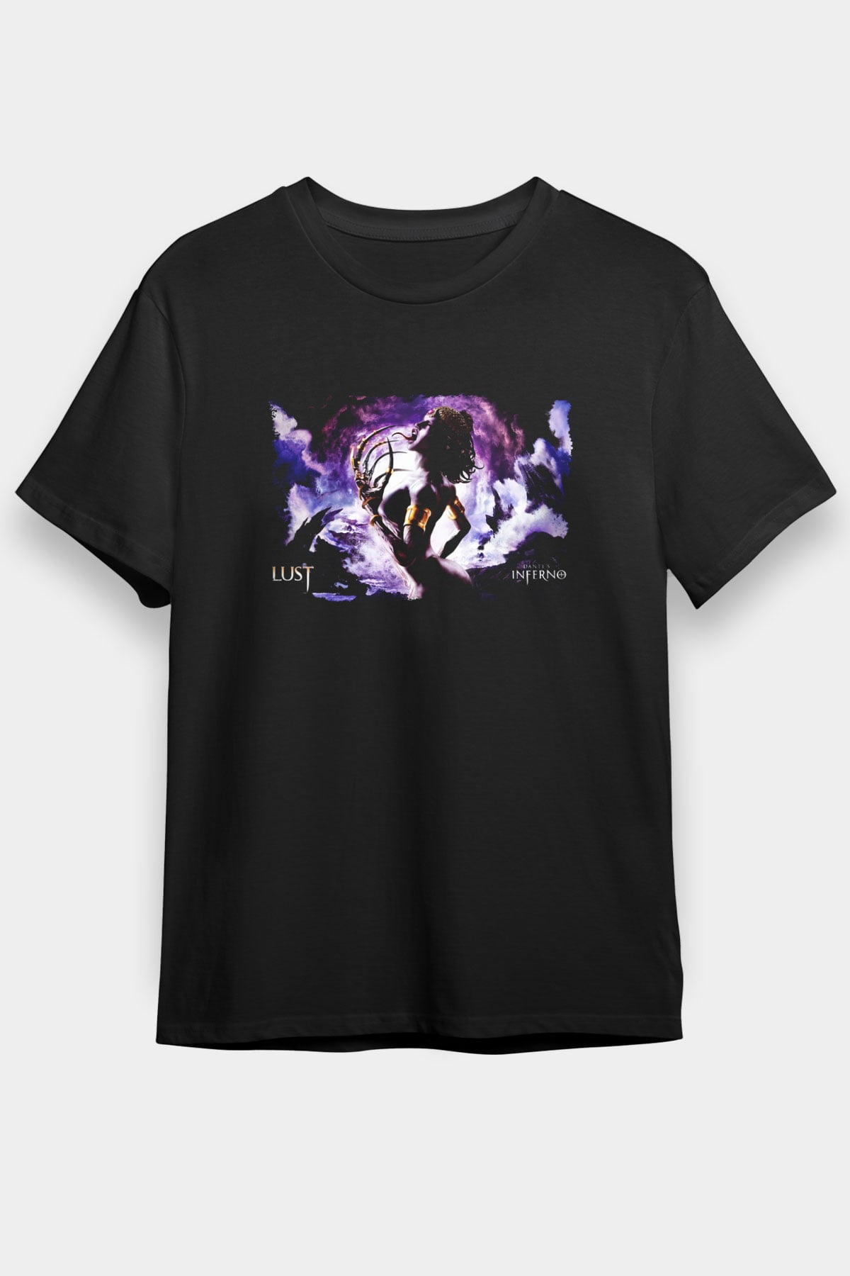 Dantes Inferno Siyah Unisex Tişört T-Shirt