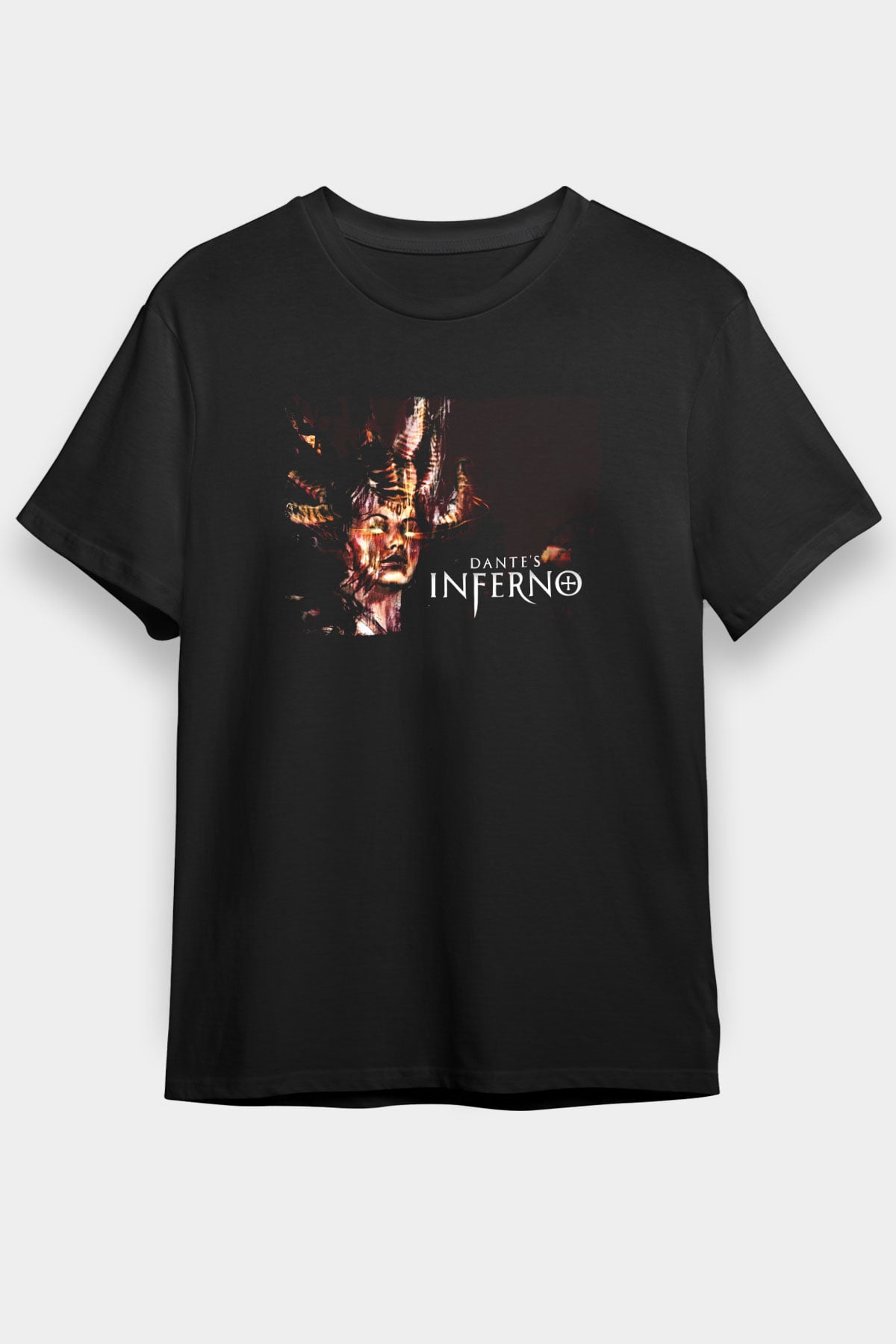 Dantes Inferno Siyah Unisex Tişört T-Shirt