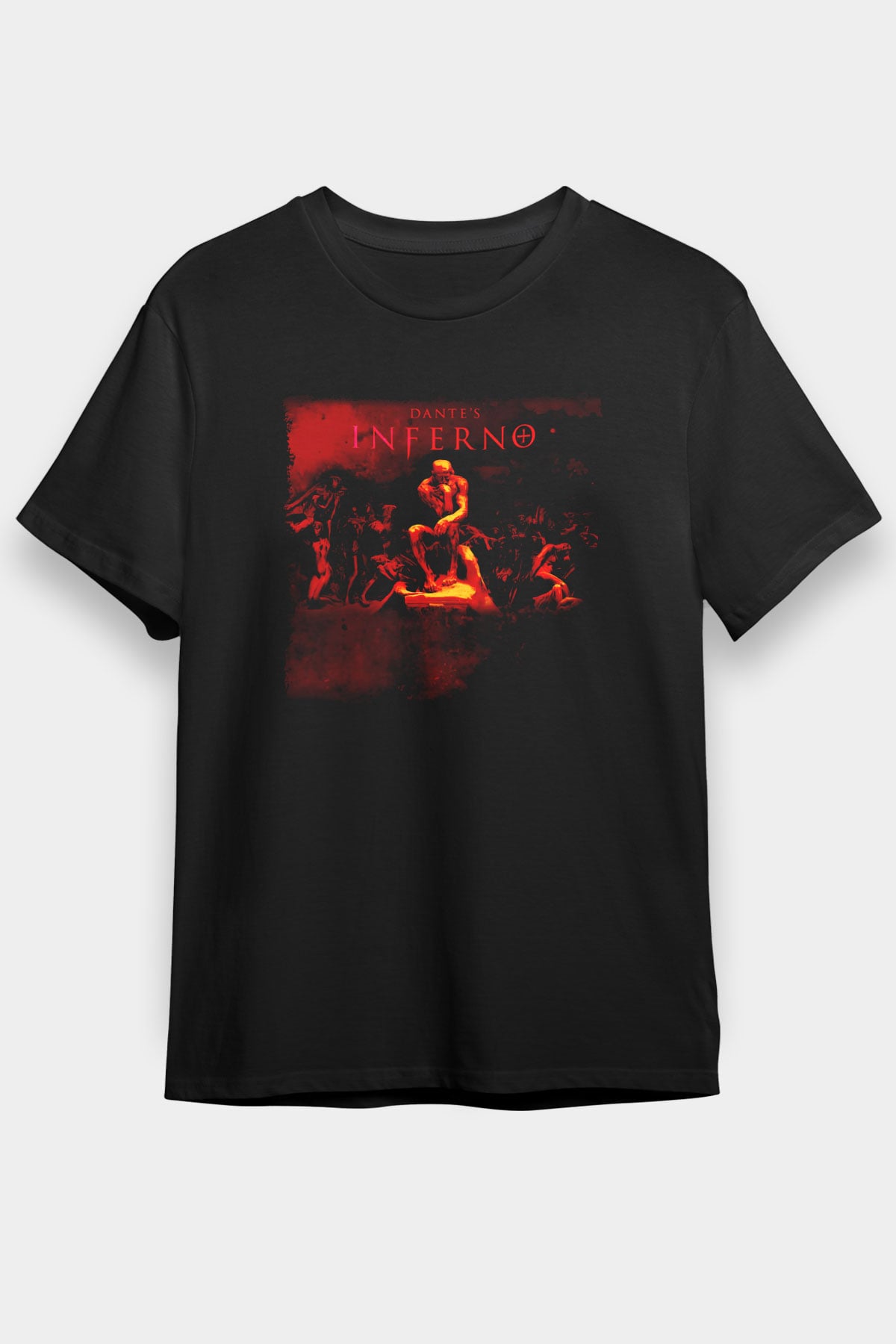 Dantes Inferno Siyah Unisex Tişört T-Shirt