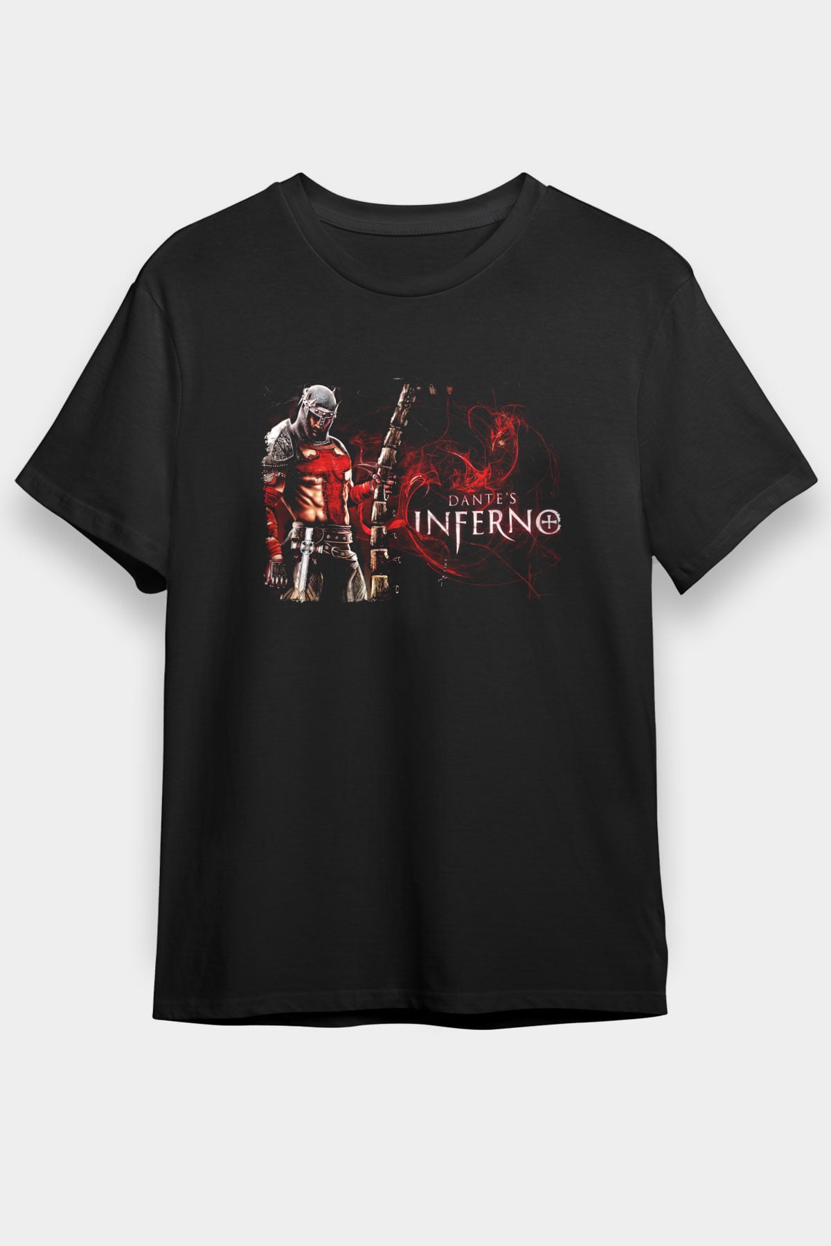 Dantes Inferno Siyah Unisex Tişört T-Shirt