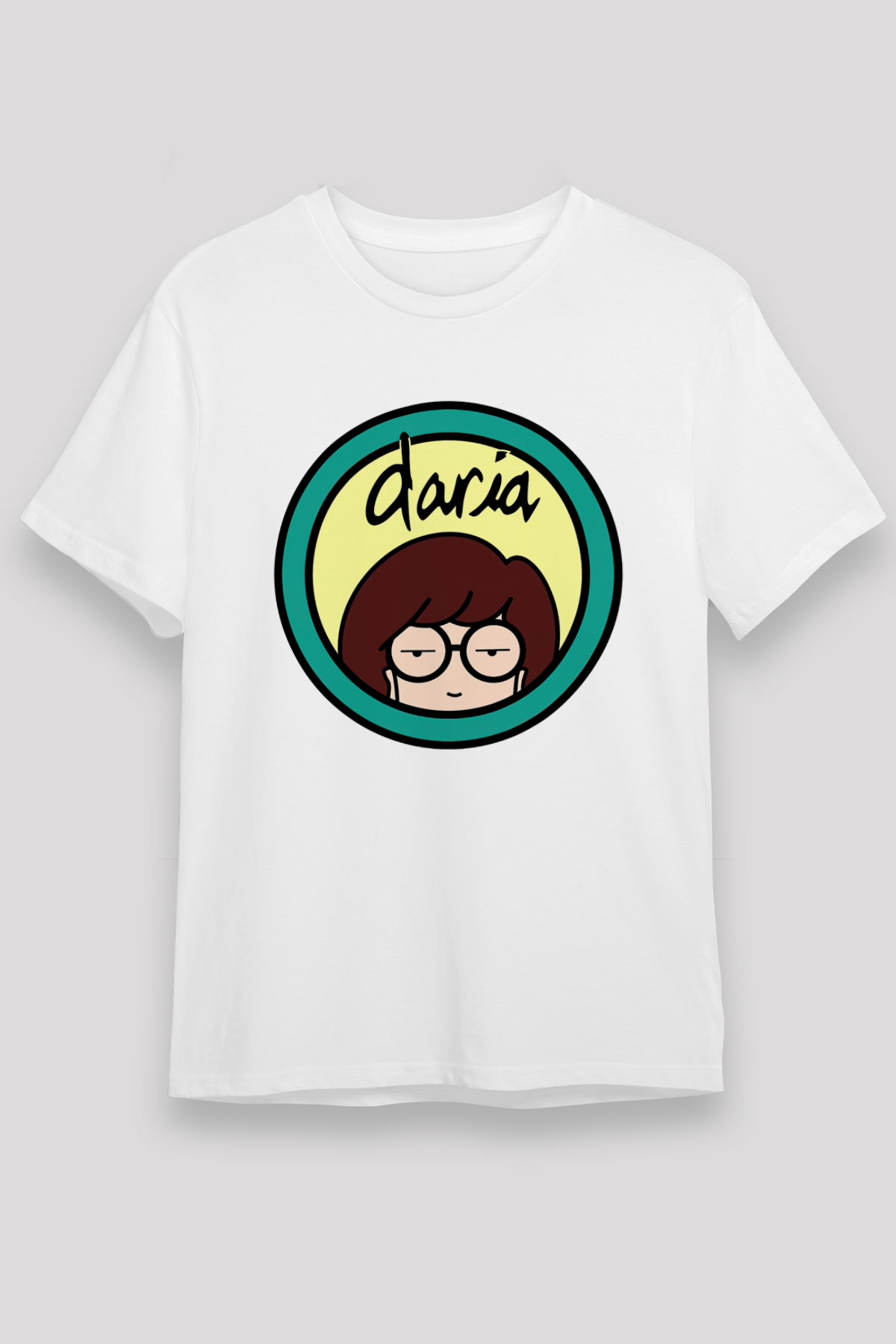 Daria Beyaz Unisex Tişört T-Shirt