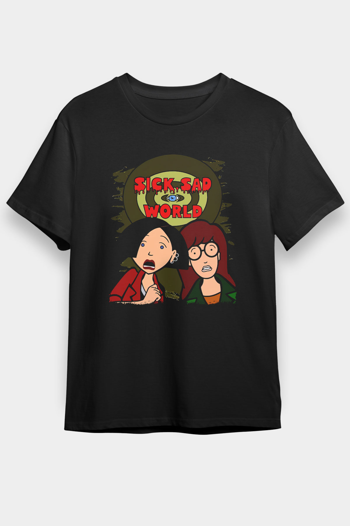 Daria Siyah Unisex Tişört T-Shirt