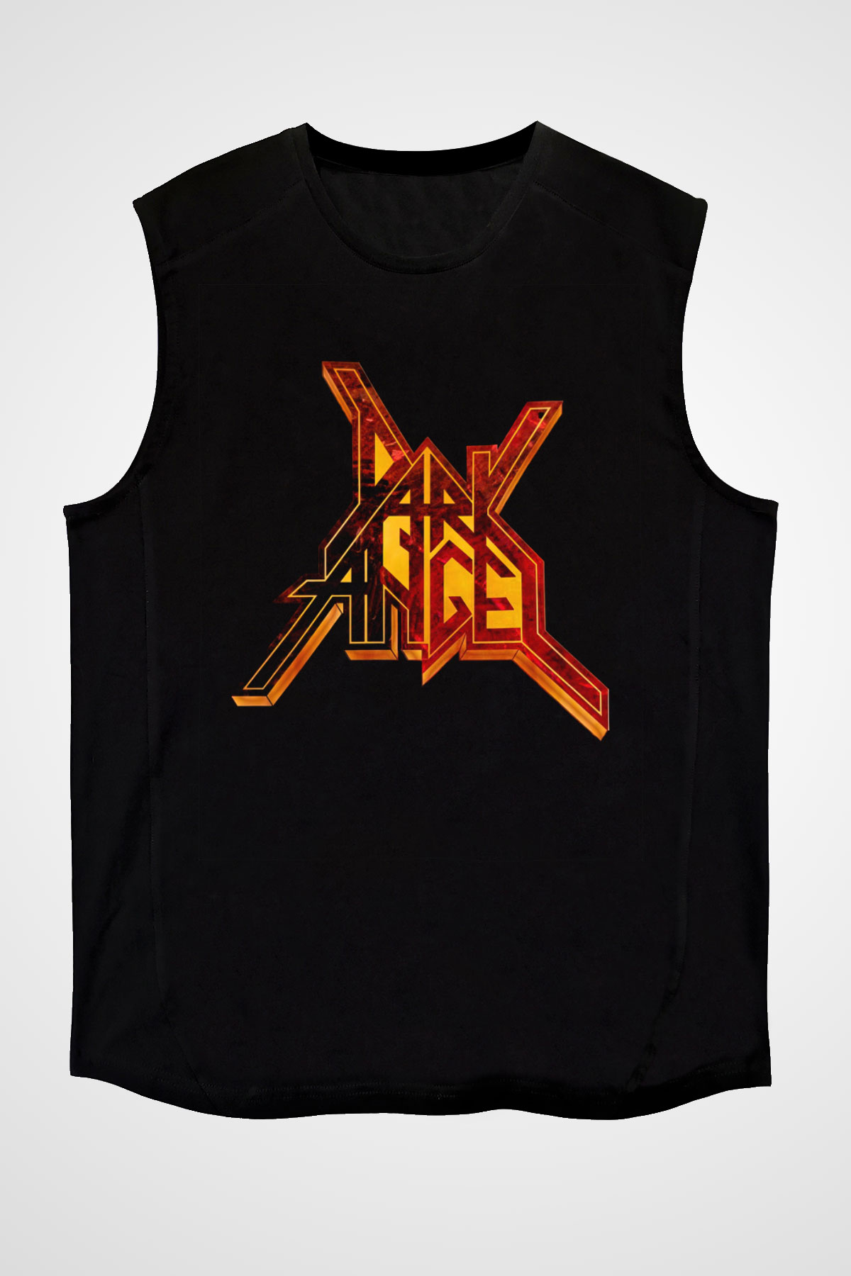 Dark Angel Siyah Unisex Kolsuz Tişört