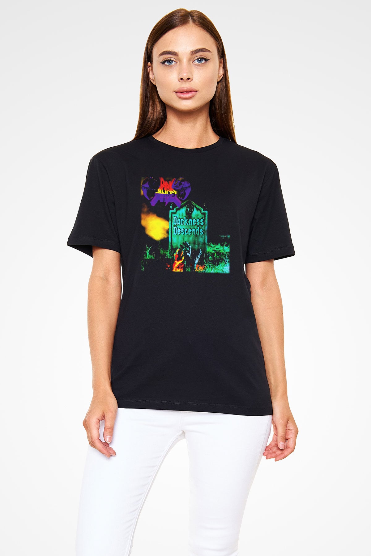 Dark Angel Siyah Unisex Tişört T-Shirt - TişörtFabrikası