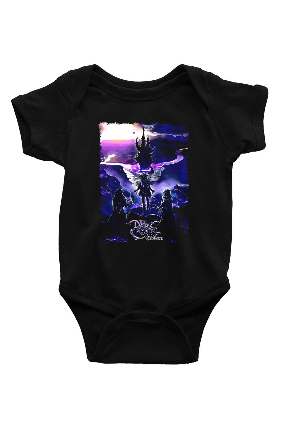 Dark Crystal Siyah Bebek Body - Zıbın