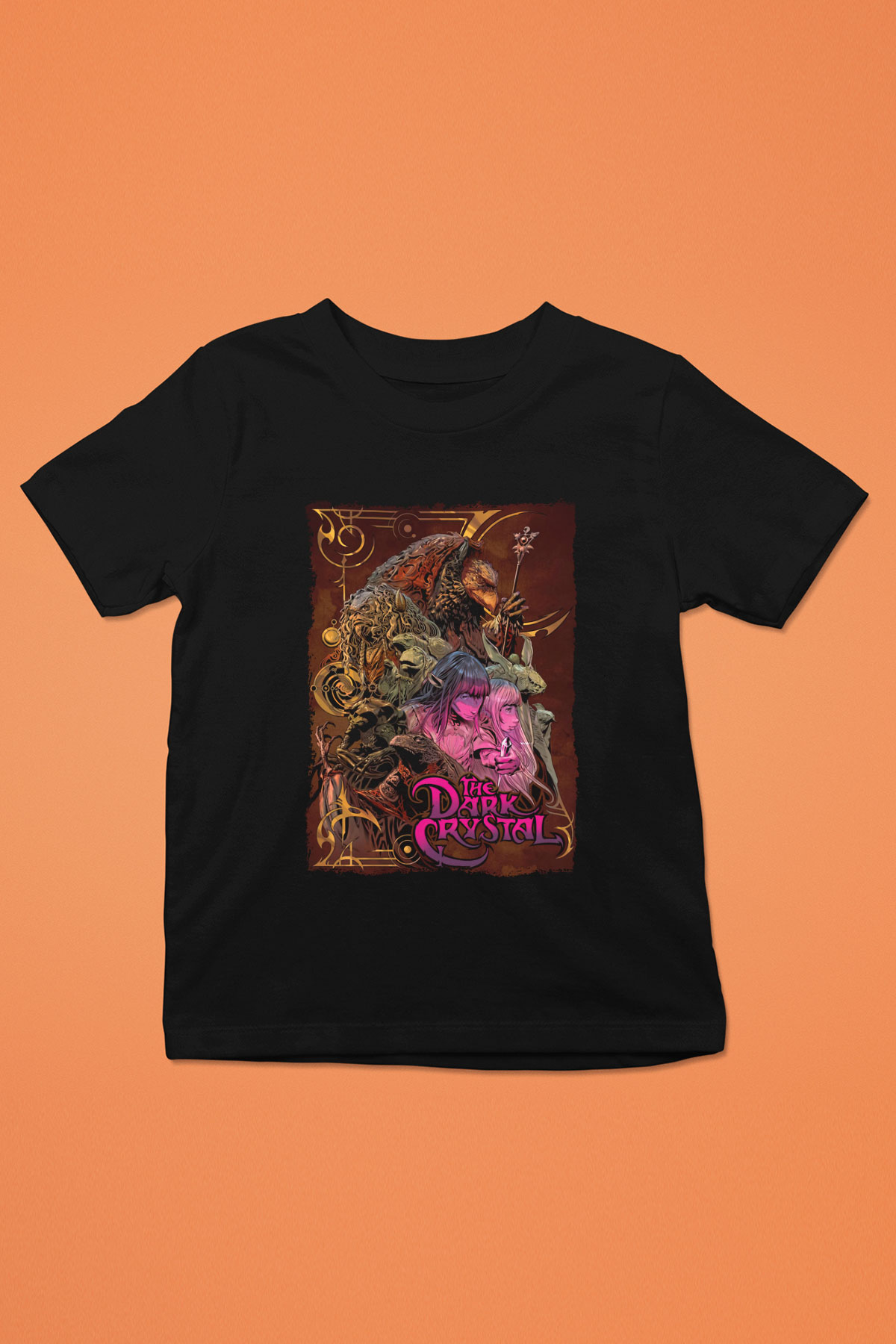 Dark Crystal Siyah Unisex  Çocuk Tişört