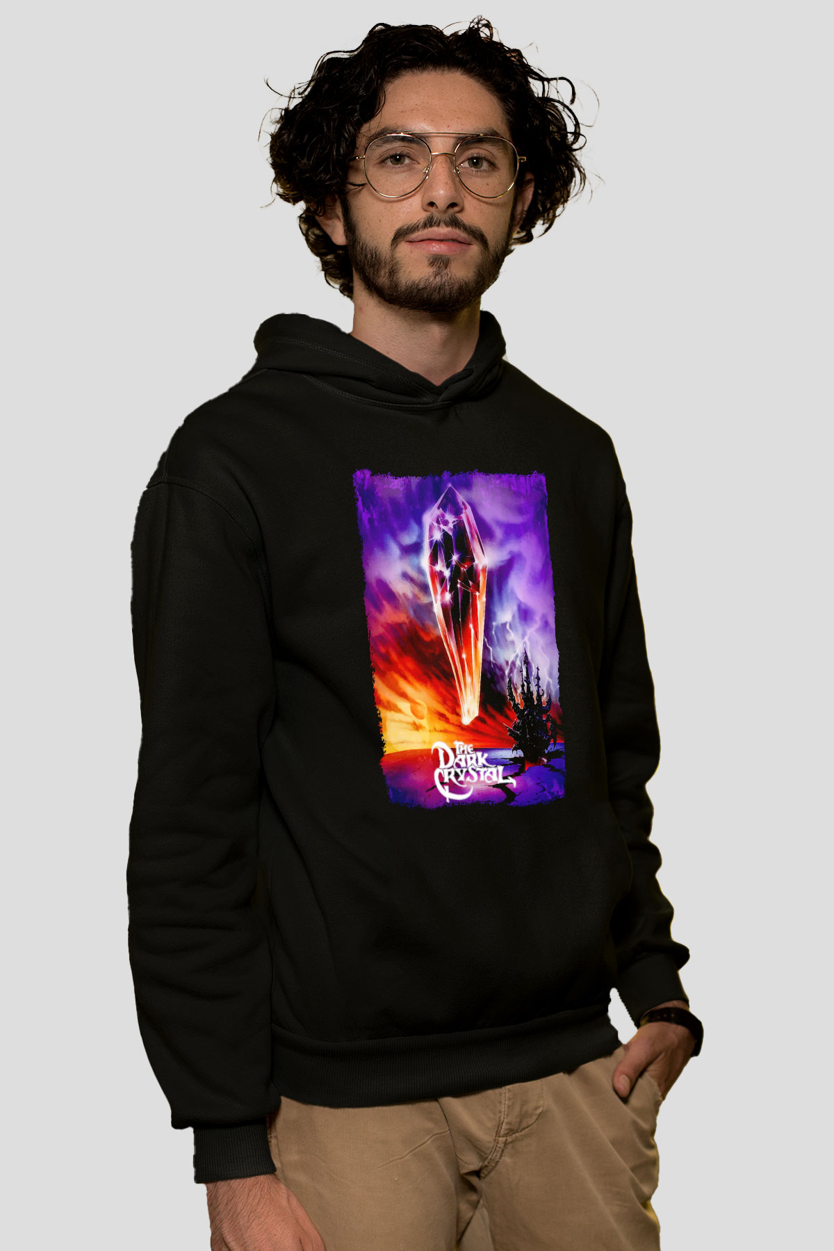 Dark Crystal Siyah Unisex Hoodie