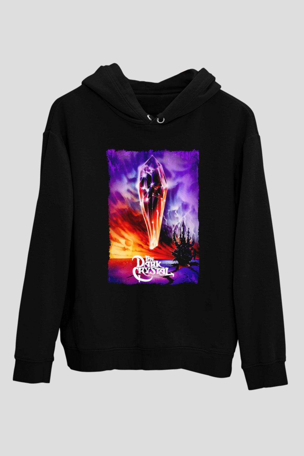Dark Crystal Siyah Unisex Hoodie