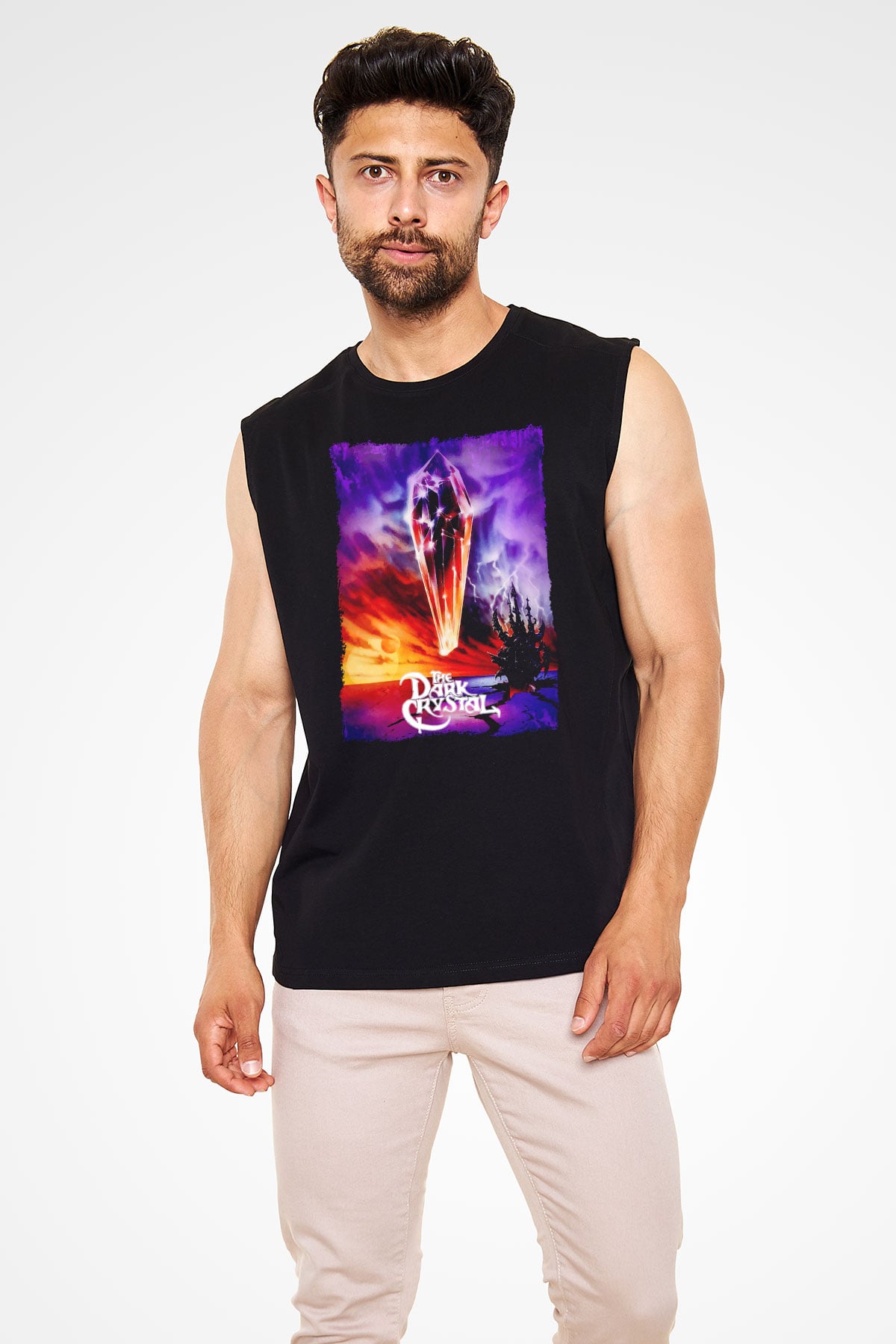 Dark Crystal Siyah Unisex  Kolsuz Tişört
