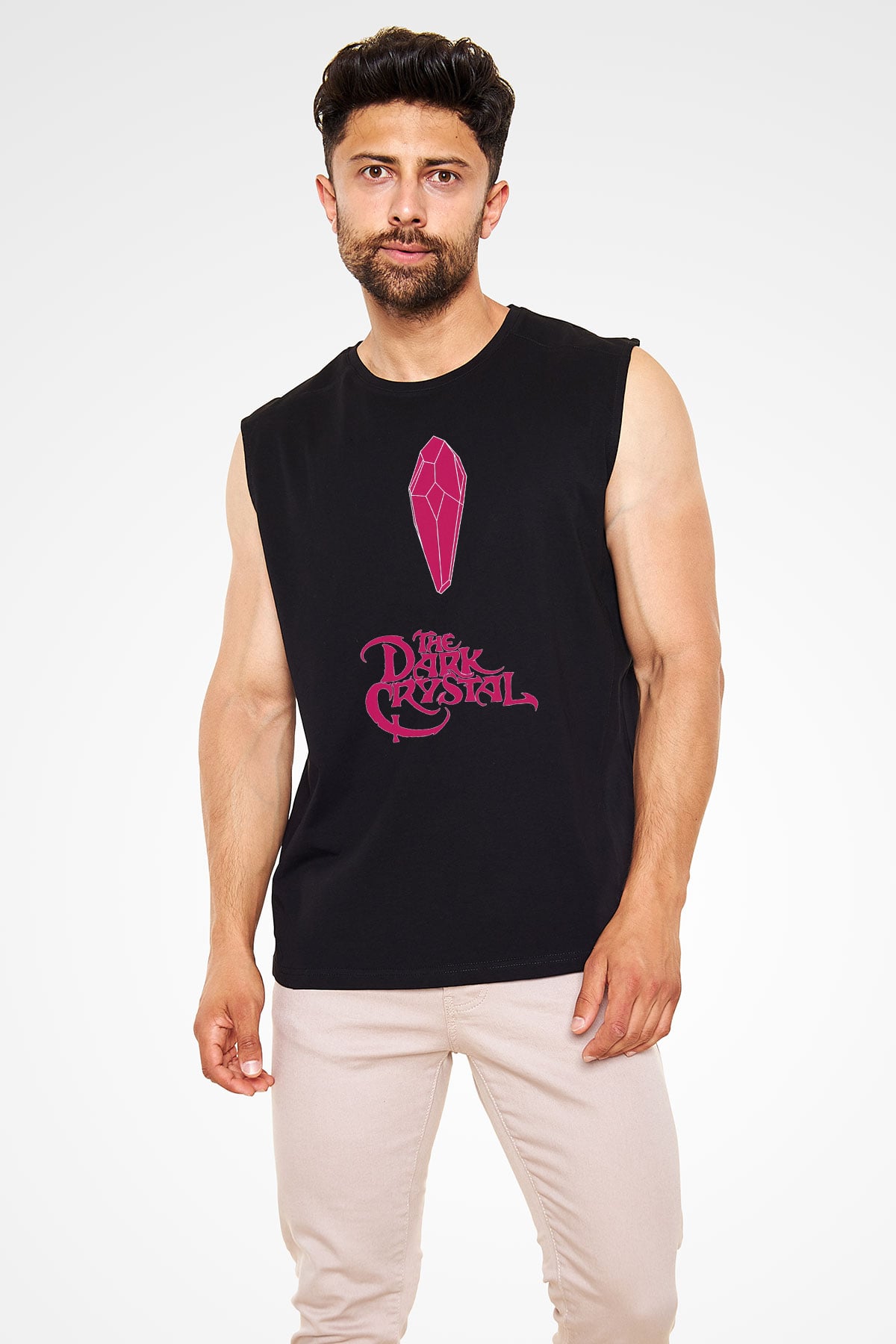 Dark Crystal Siyah Unisex  Kolsuz Tişört