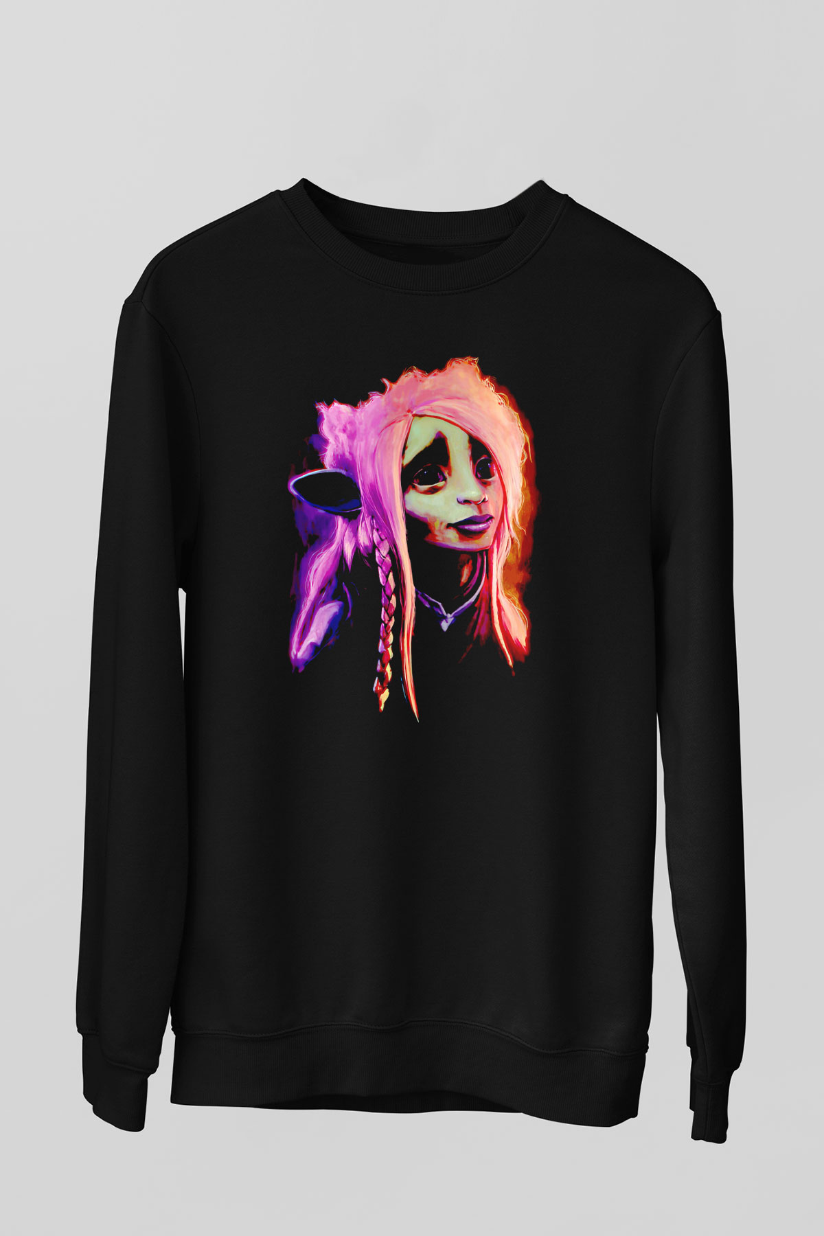 Dark Crystal Siyah Unisex  Sweatshirt