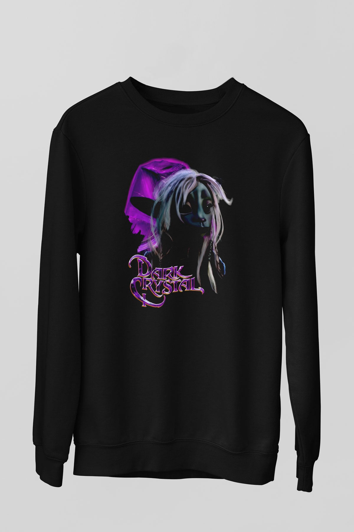 Dark Crystal Siyah Unisex  Sweatshirt