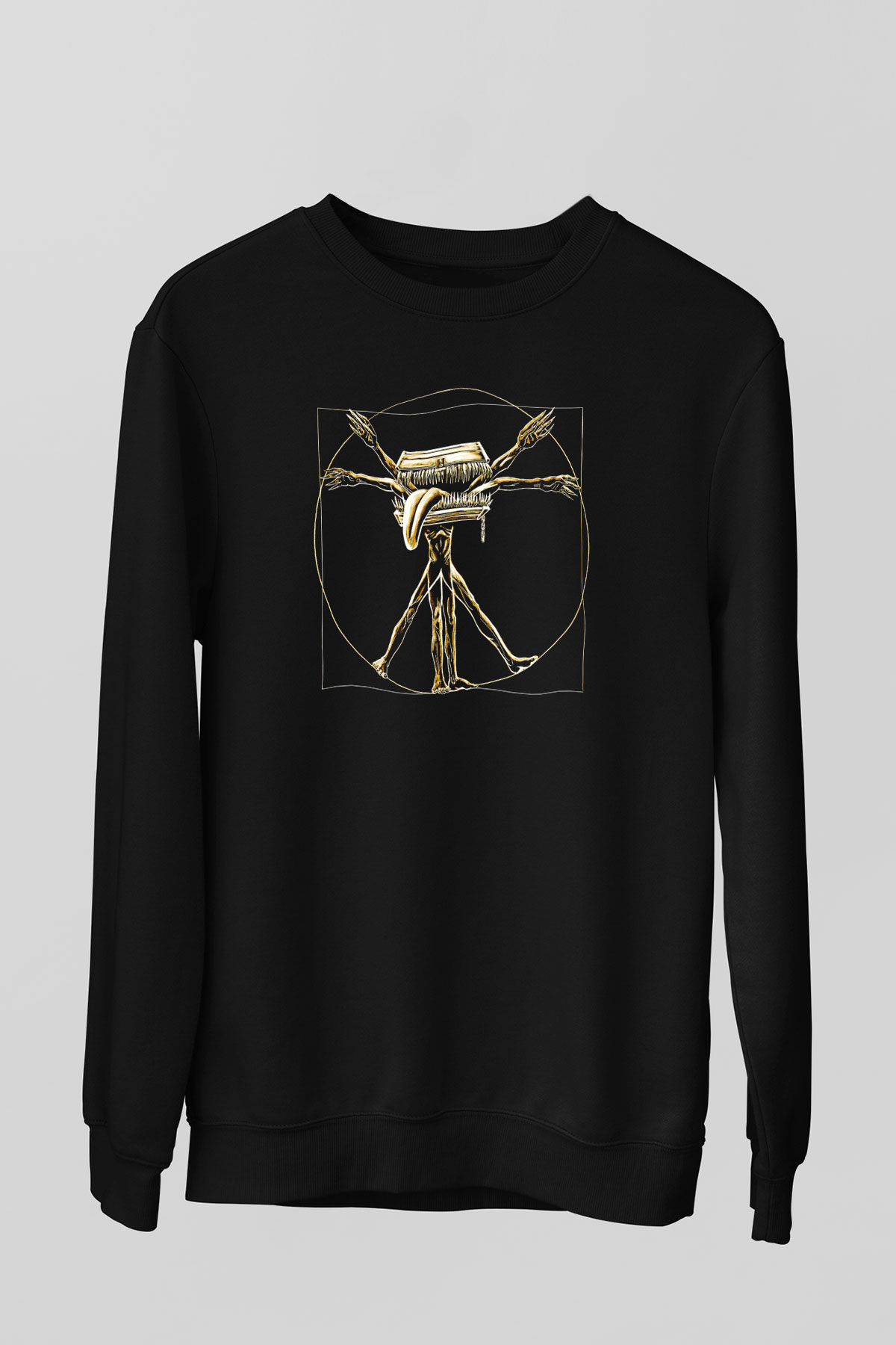 Dark Souls Baskılı Unisex Siyah Sweatshirt