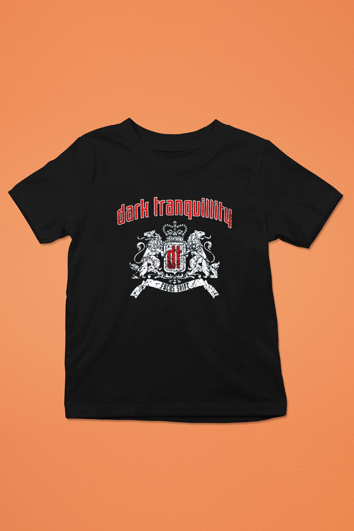 Dark Tranquillity Baskılı Siyah Unisex Çocuk Tişört